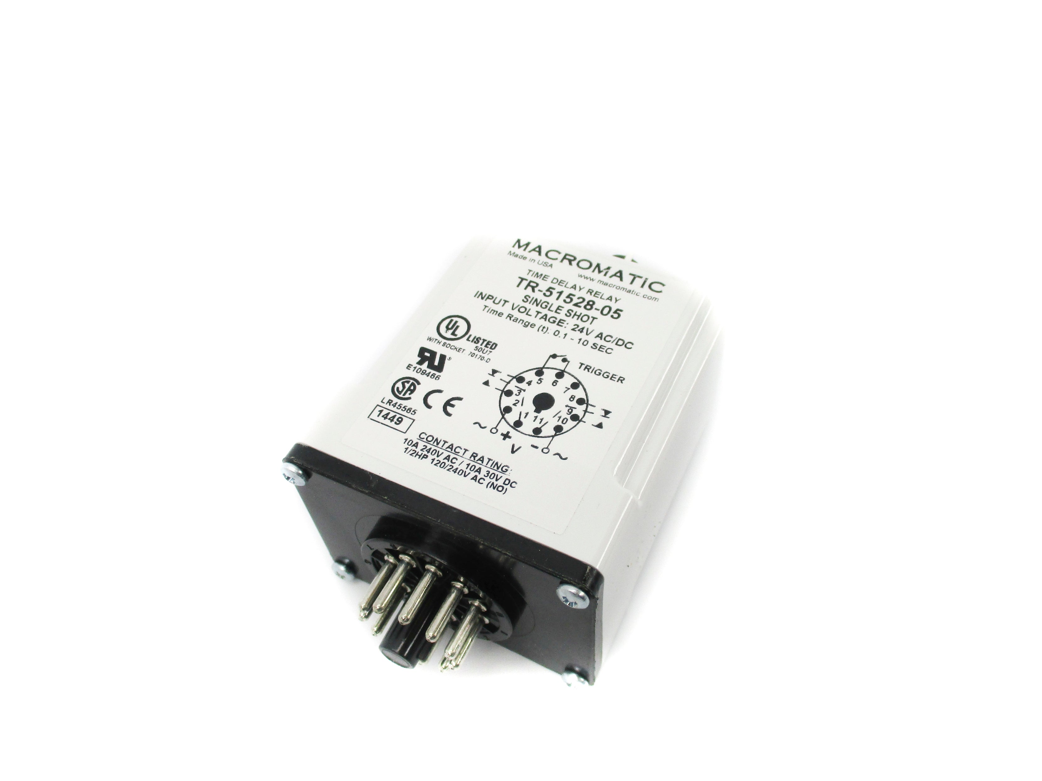 MACROMATIC TR-51528-05 0.1-10SEC 24V NSMP