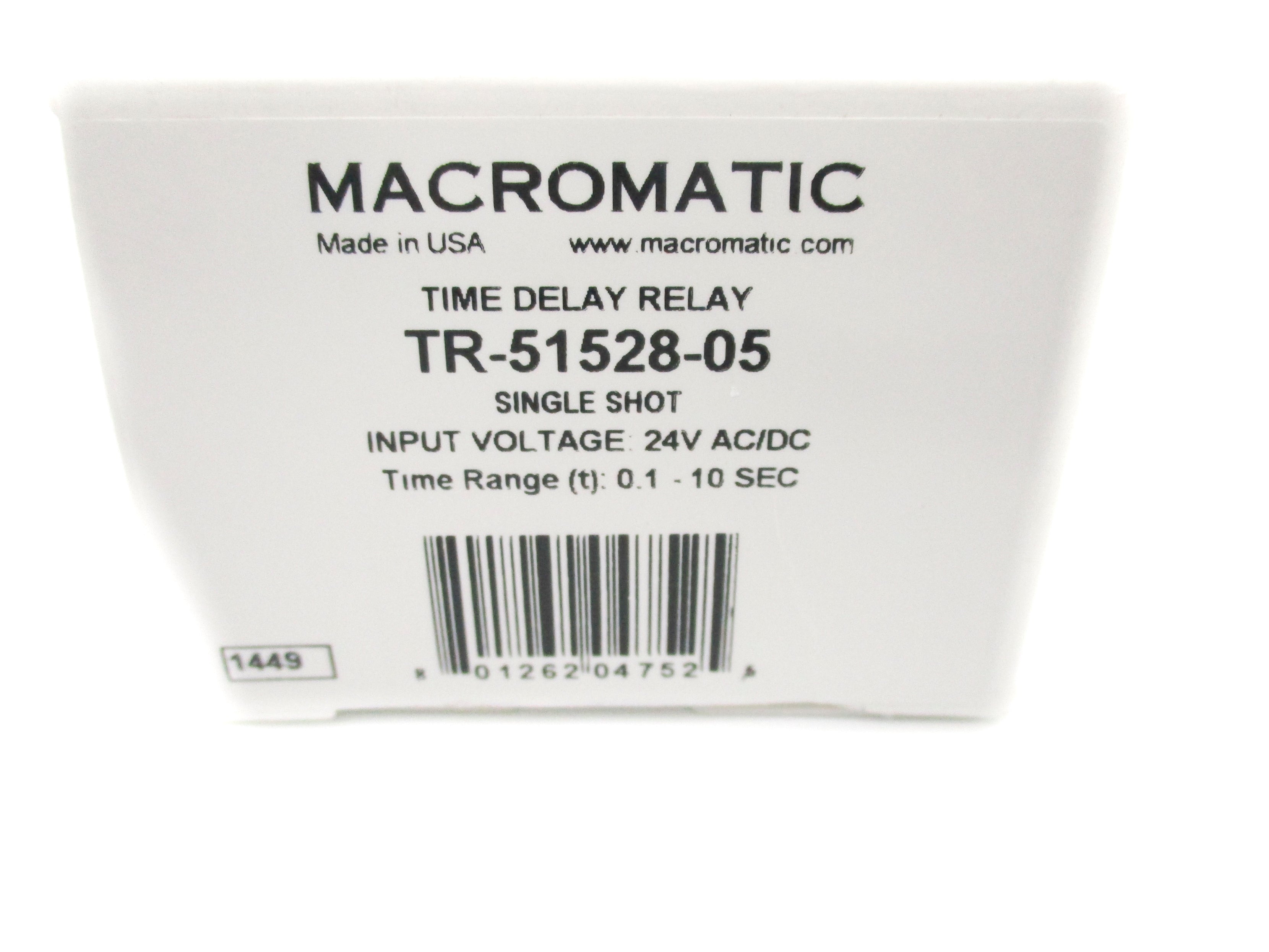 MACROMATIC TR-51528-05 0.1-10SEC 24V NSMP