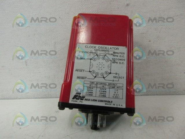 RED LION COS1000 12VDC CLOCK OSCILLATOR *NEW NO BOX*