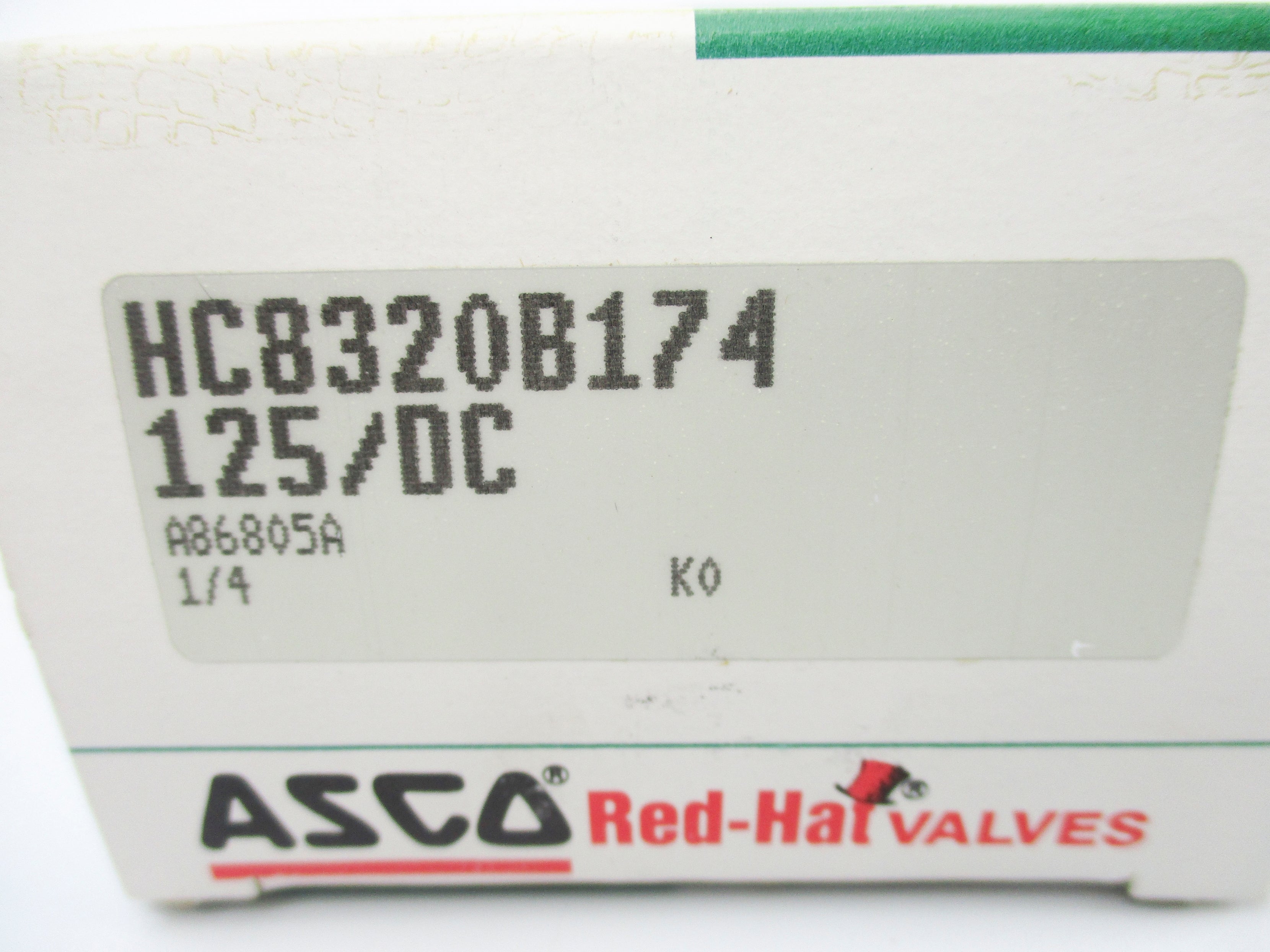 ASCO HC8320B174 125VDC 600PSI NSMP