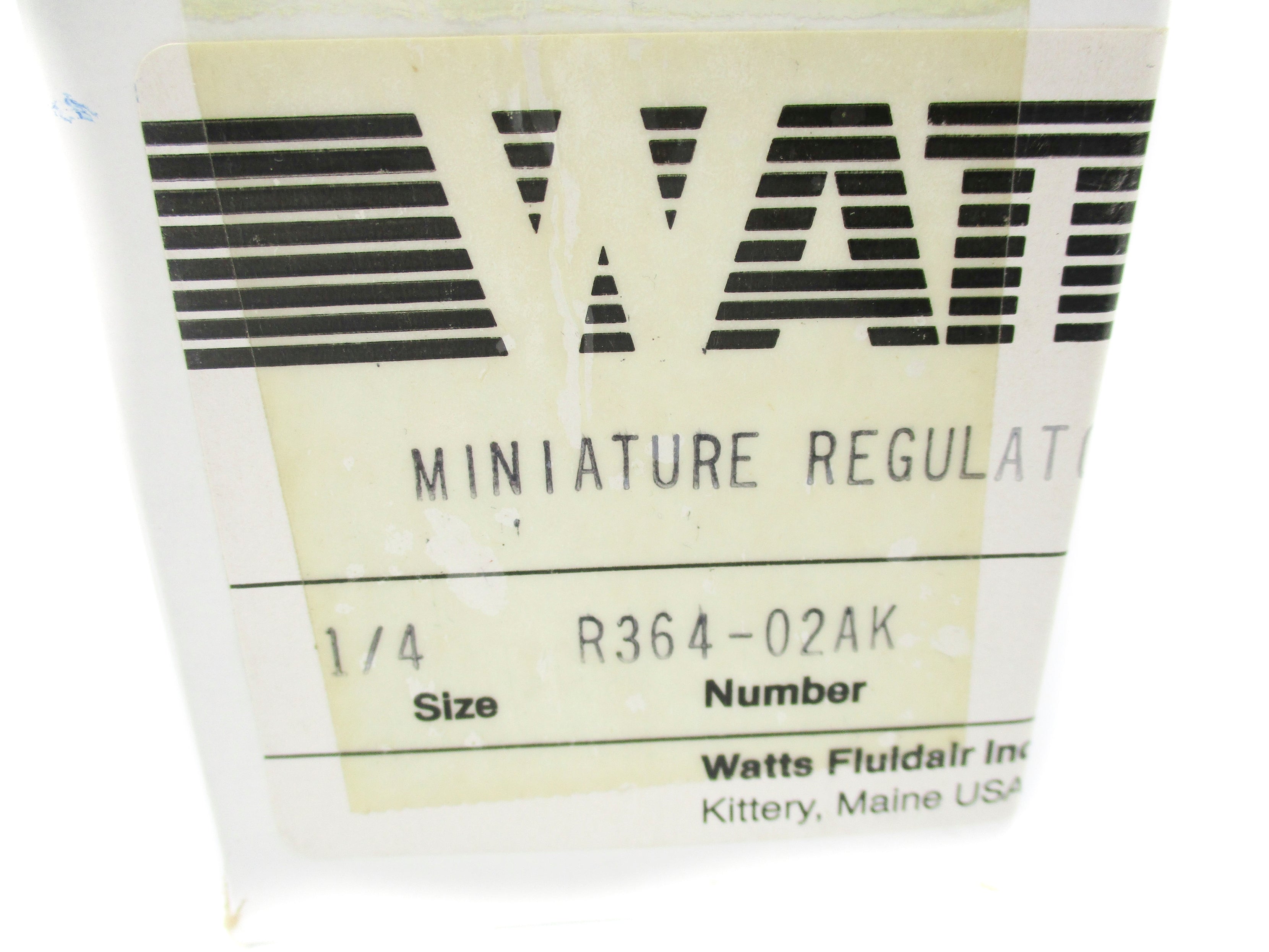 WATTS R364-02AK 0/25PSI NSMP