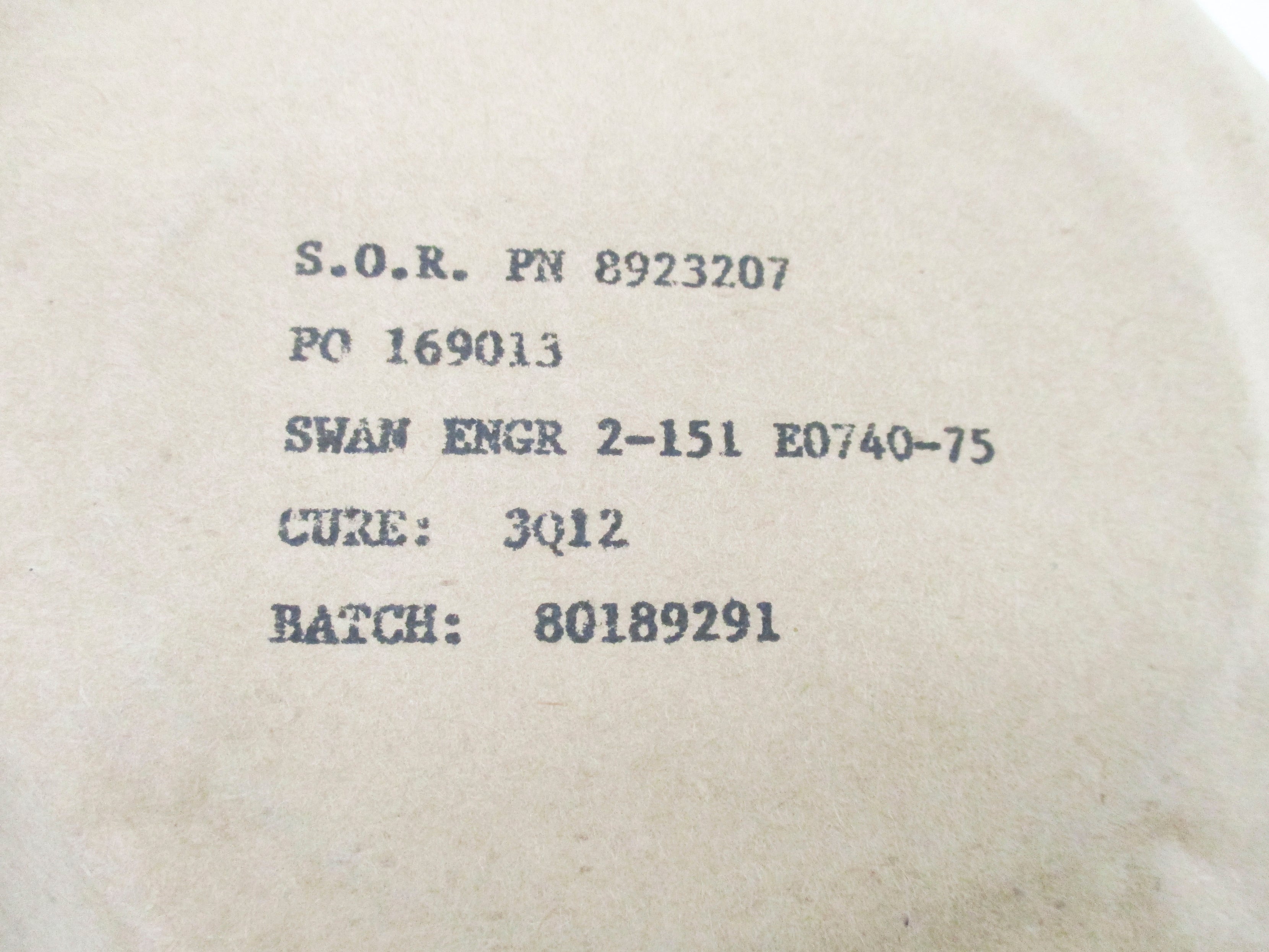 S.O.R. 8923207 NSMP