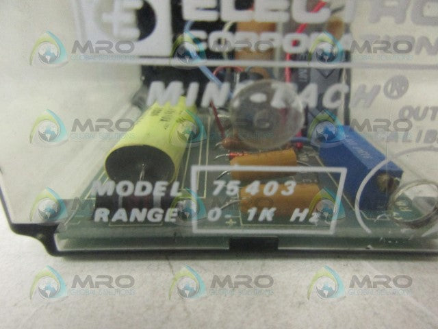 ELECTRO 75403 0-1K HZ MINI TACH MODEL *NEW NO BOX*