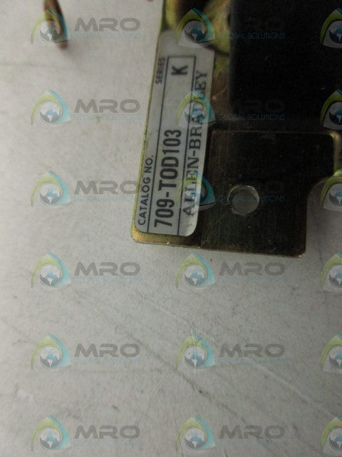 ALLEN BRADLEY 709-T0D103 SER.K STARTER *USED*