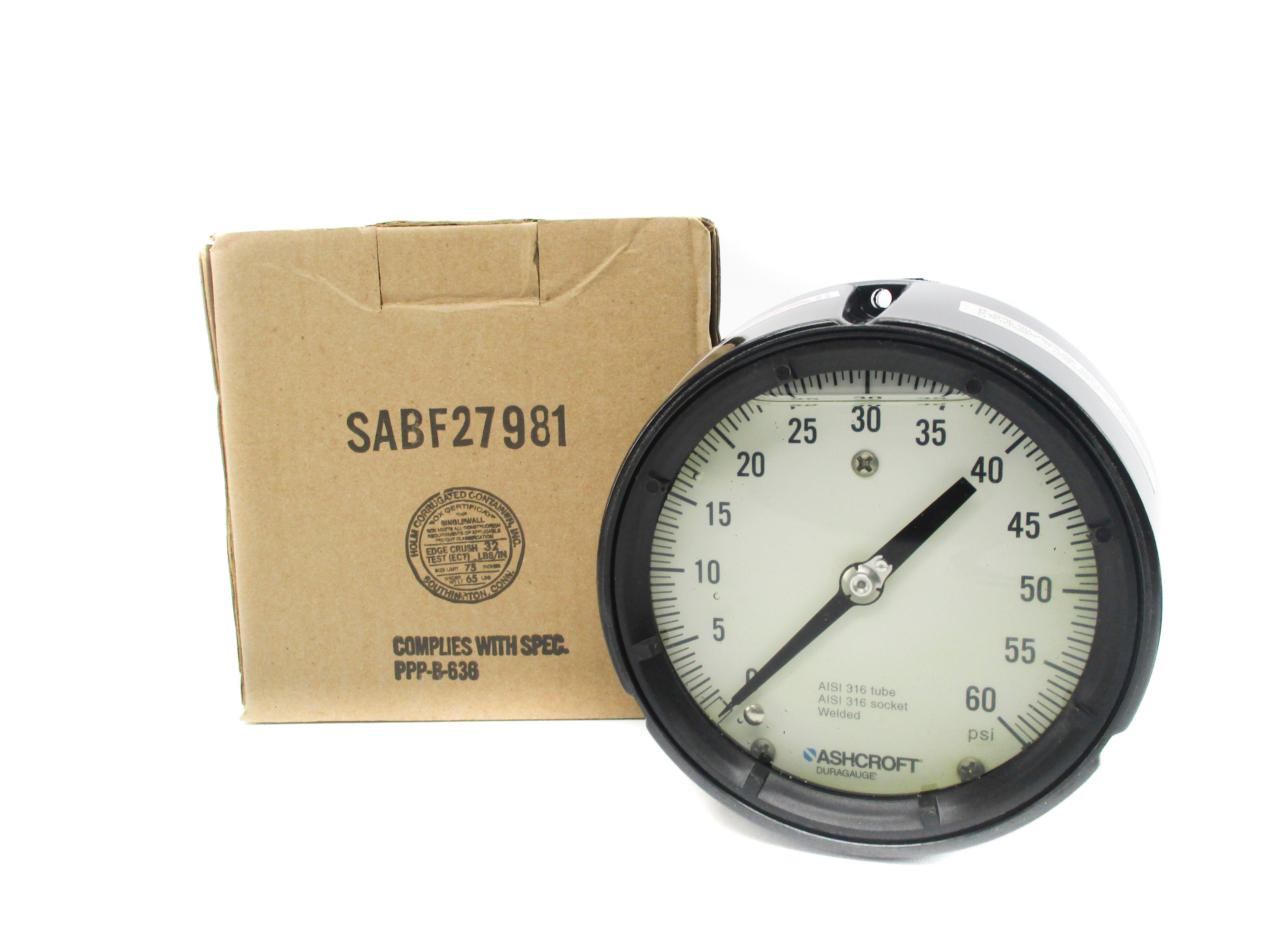 ASHCROFT SABF27981 0-60PSI NSMP