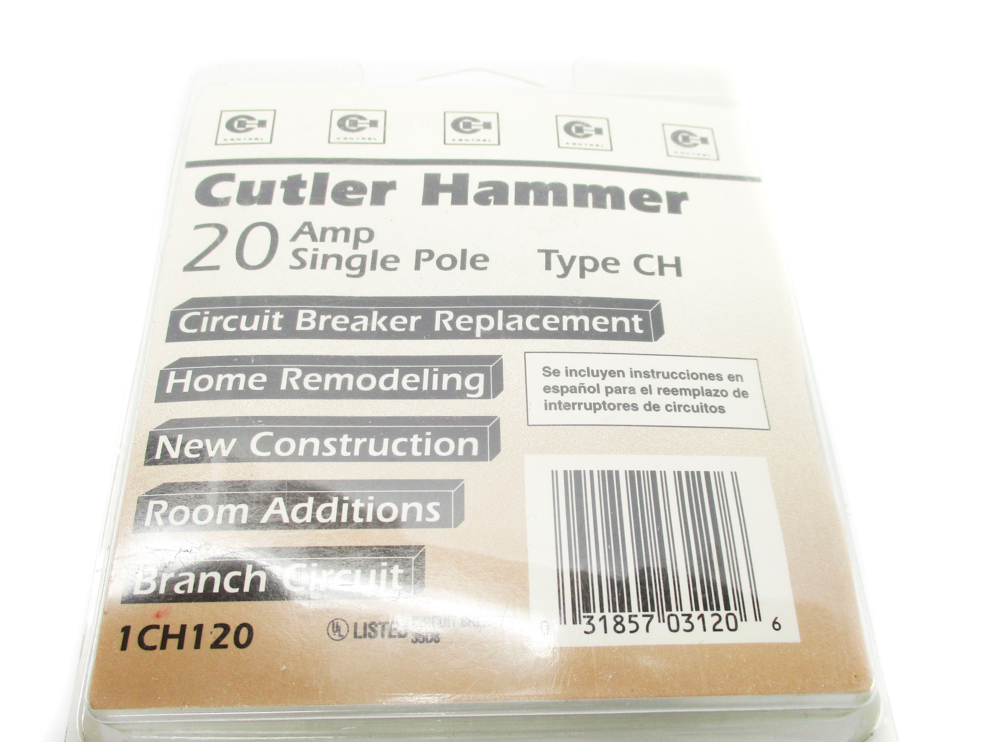 CUTLER HAMMER 1CH120 20AMP 240VAC NSMP