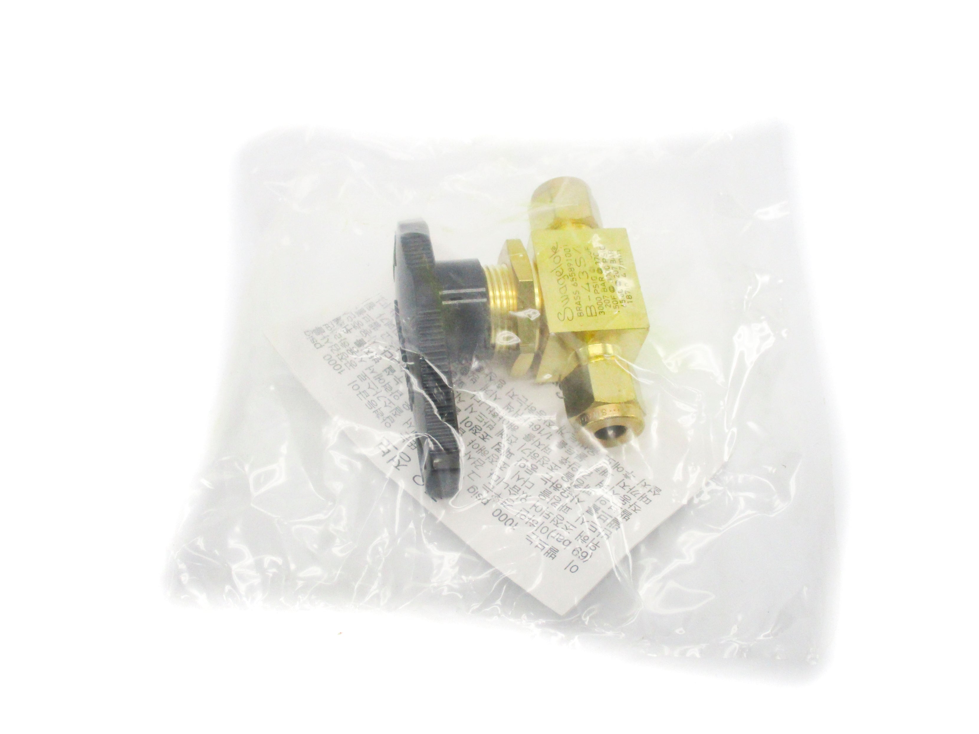 SWAGELOK B-43S4 3000PSI (PKG OF 5) NSMP