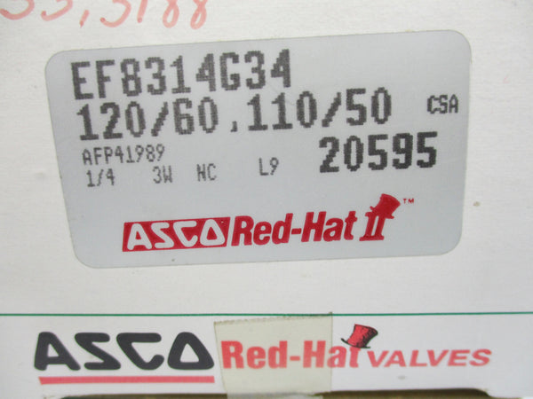 ASCO EF8314G34 110/120V 230PSI NSMP