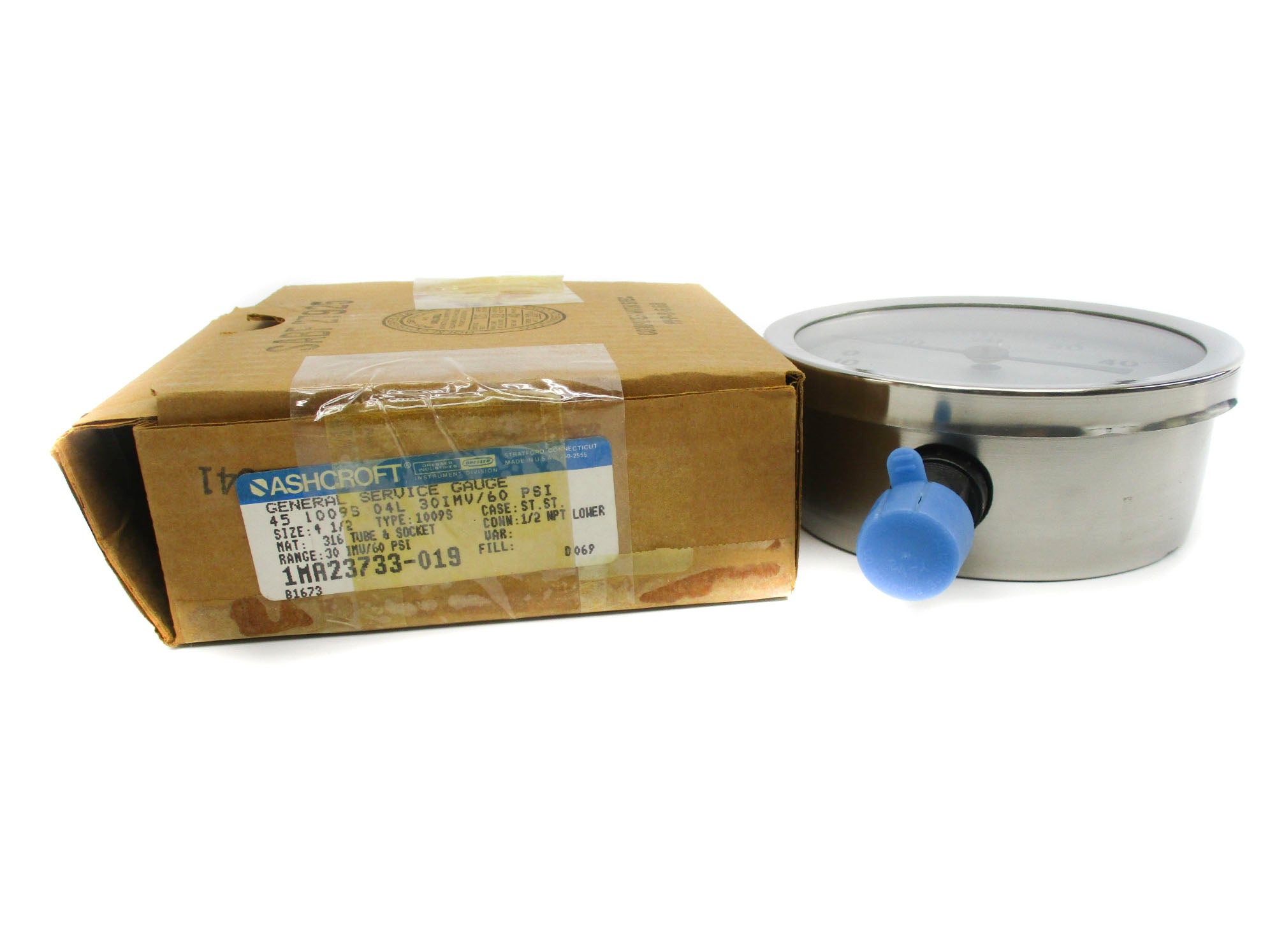ASHCROFT 451009S04L30IMV/60 0-60PSI NSMP