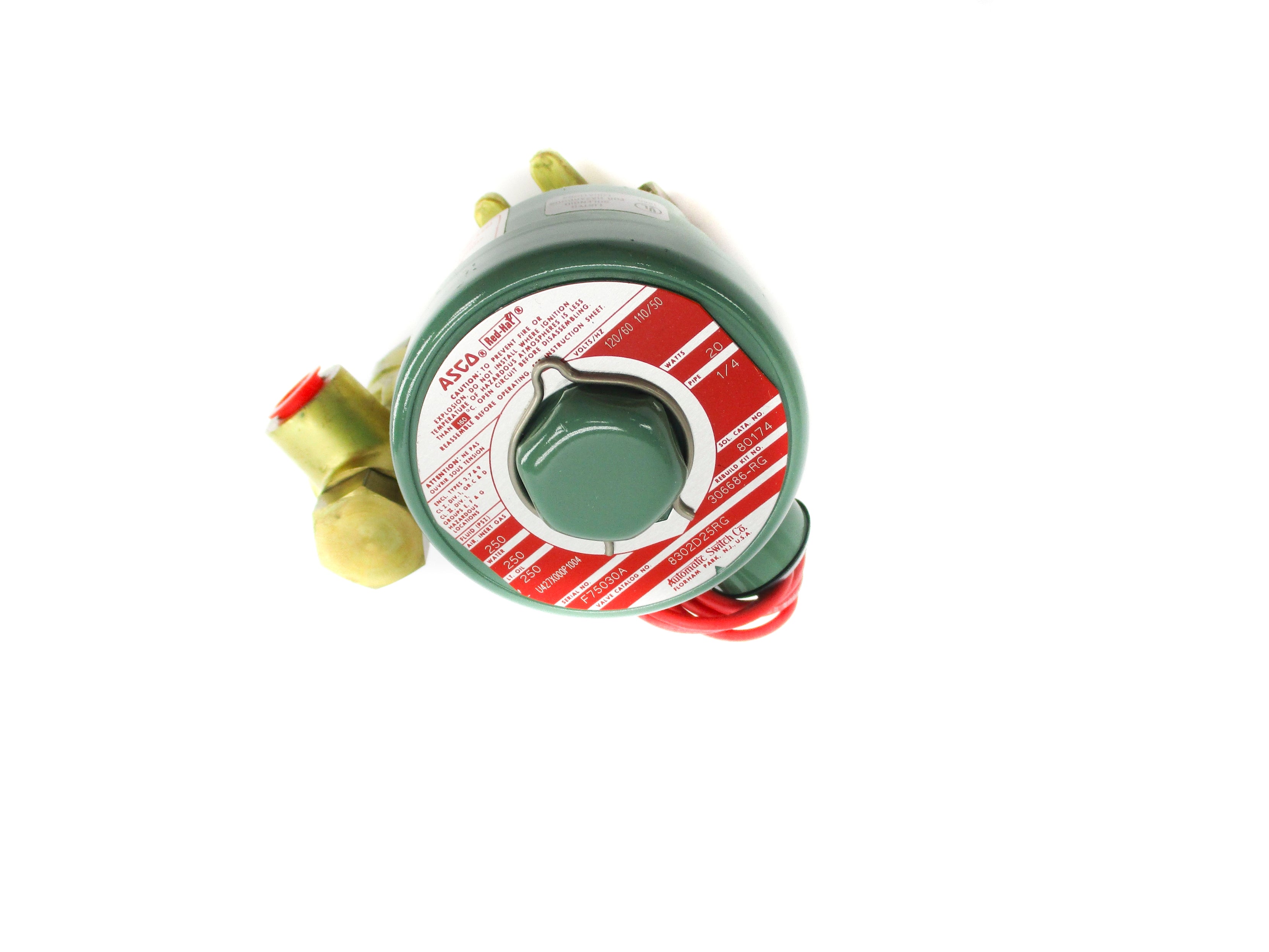 ASCO 8302D25RG 120/60 110/50 250PSI NSMP