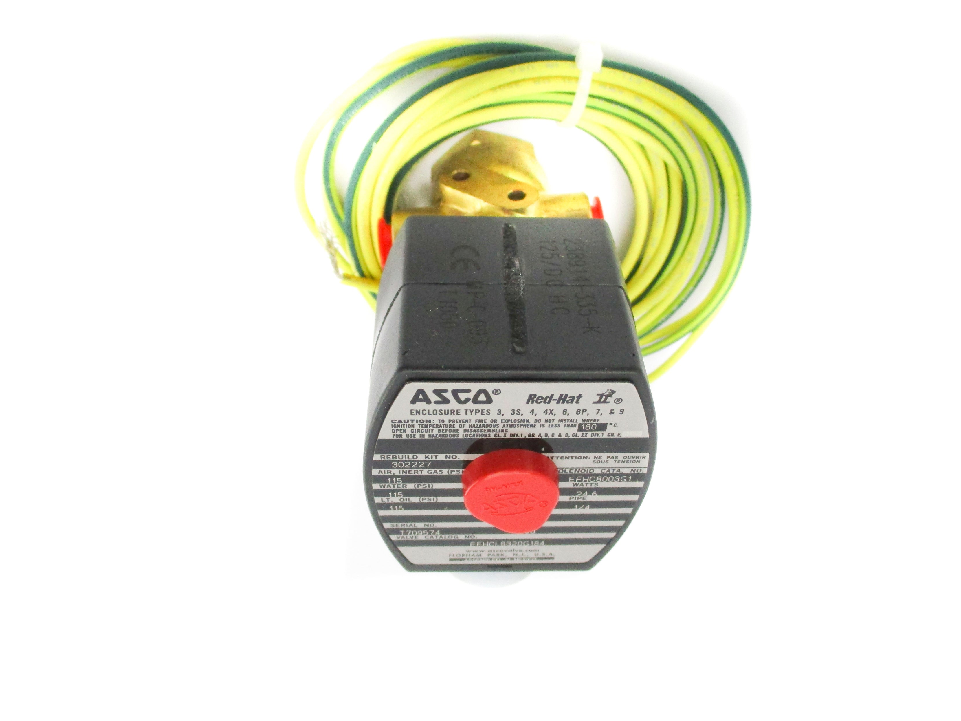 ASCO EFHCL8320G184 125VDC 115PSI NSMP