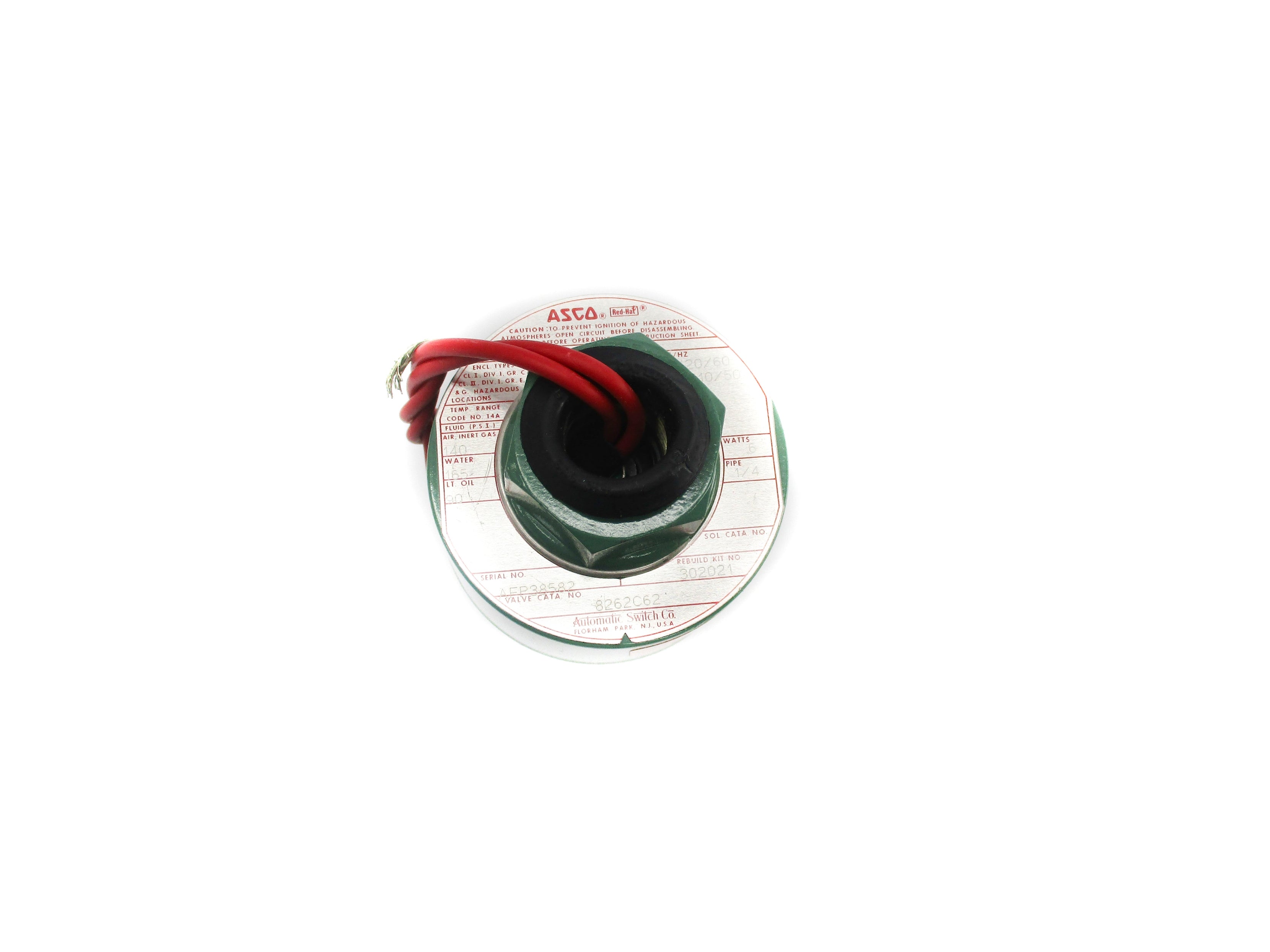 ASCO 8262C62 110/120V NSMP