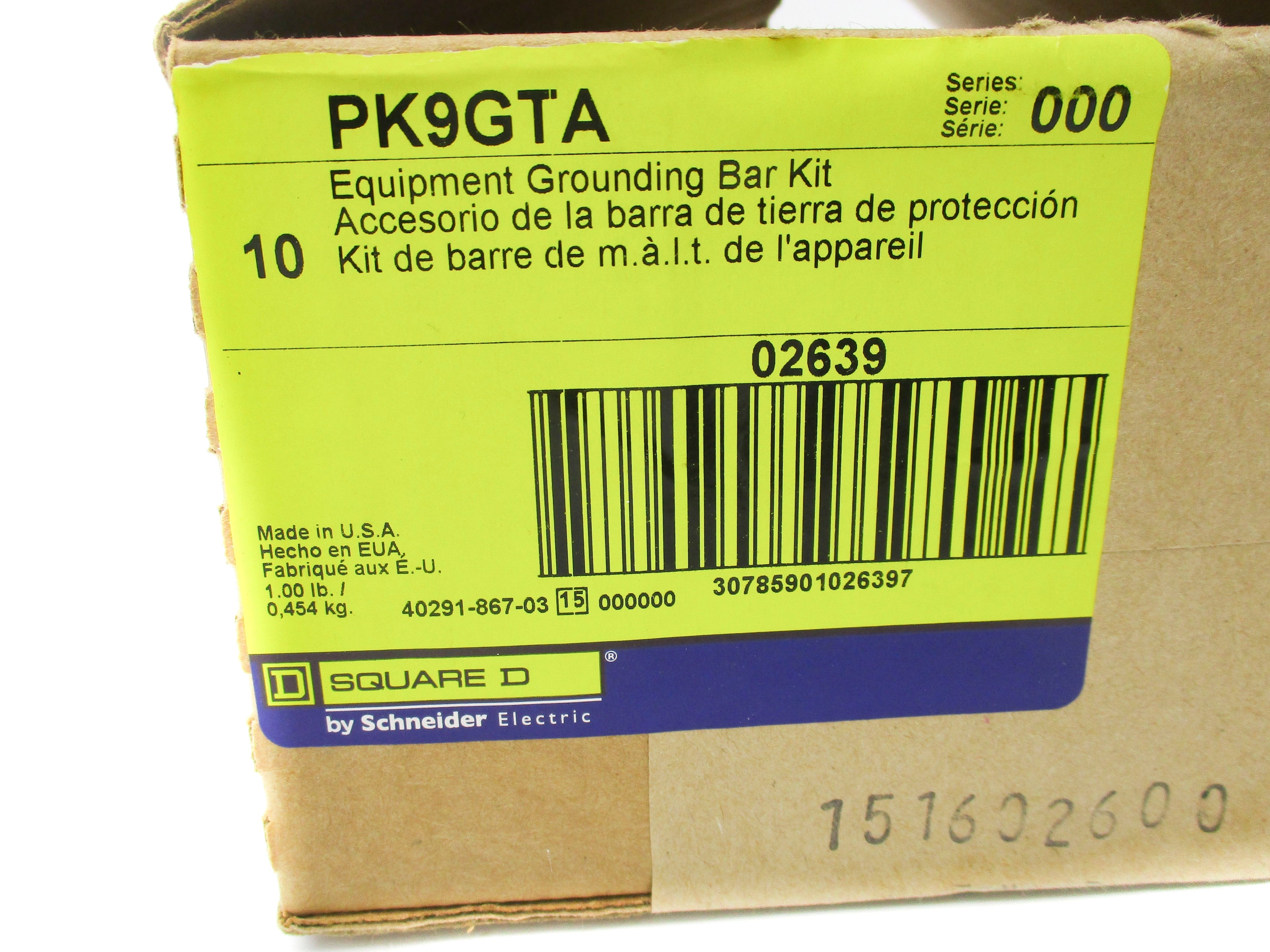 SQUARE D PK9GTA SER. 000 (PKG OF 10) NSMP
