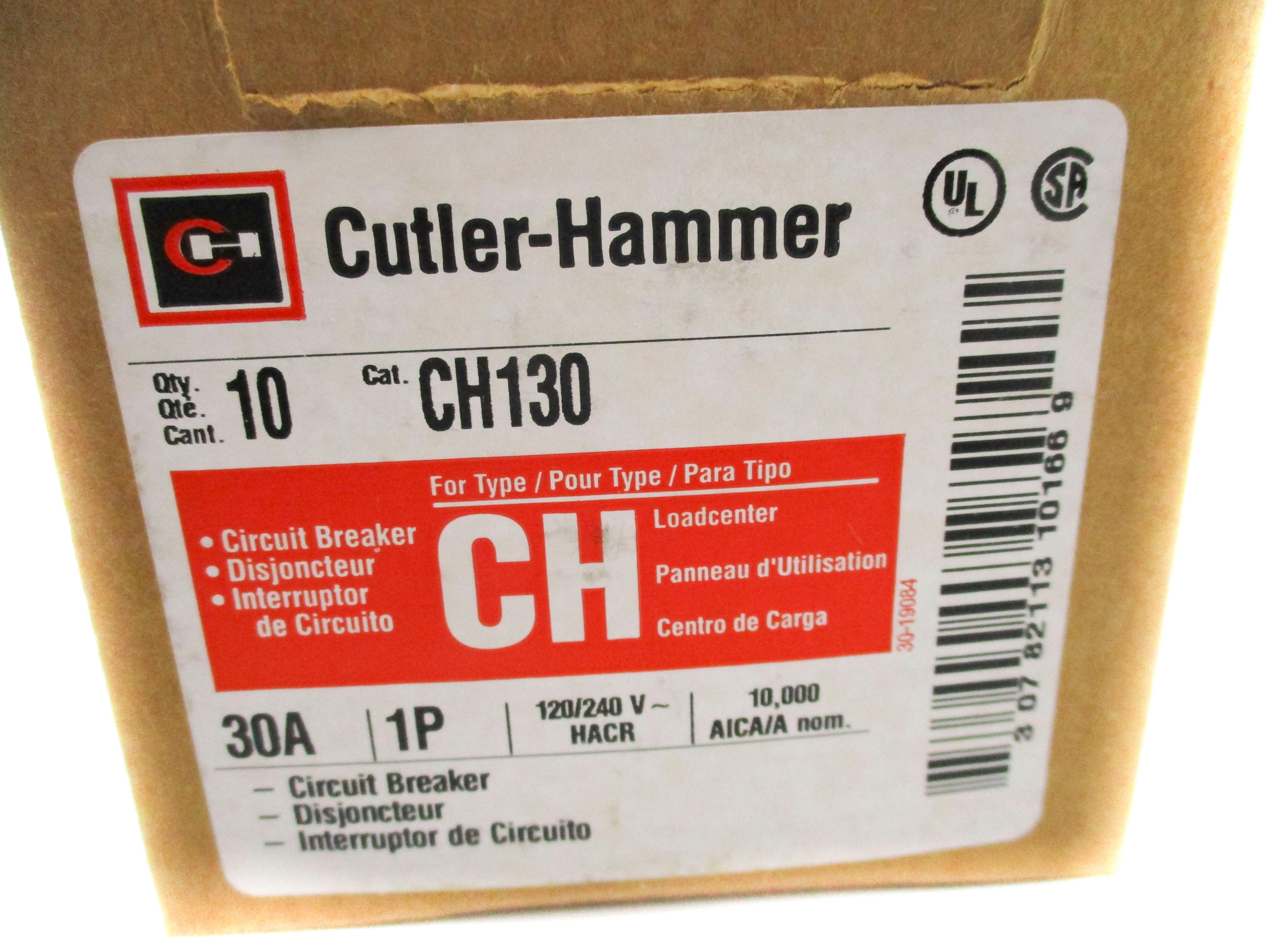 CUTLER HAMMER CH130 30A 240V (PKG OF 10) NSMP