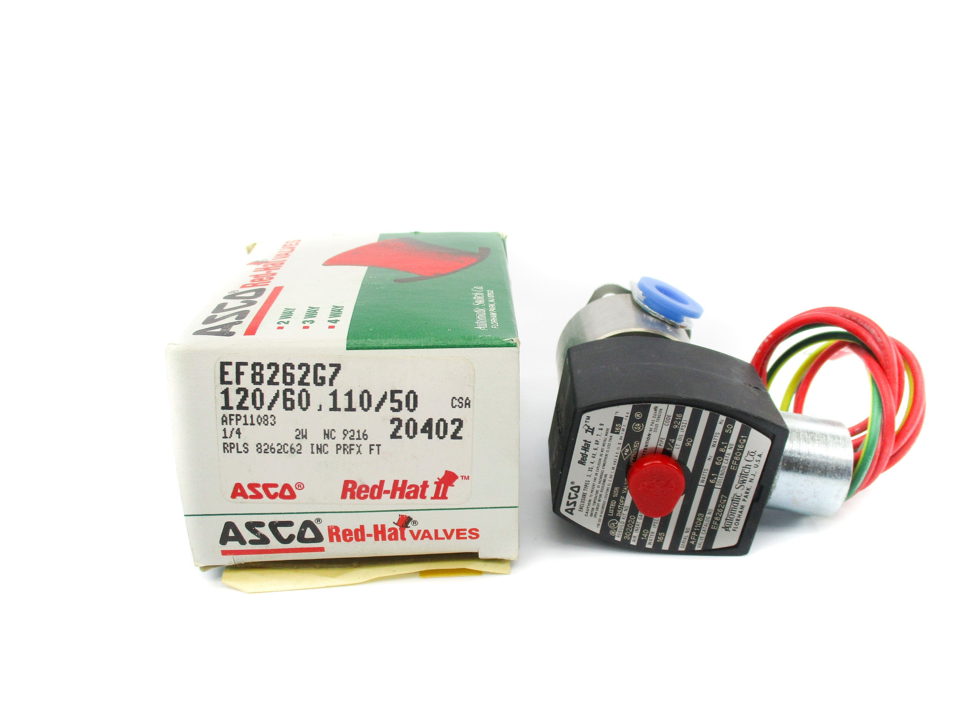 ASCO EF8262G7 120/160 110/50 NSMP