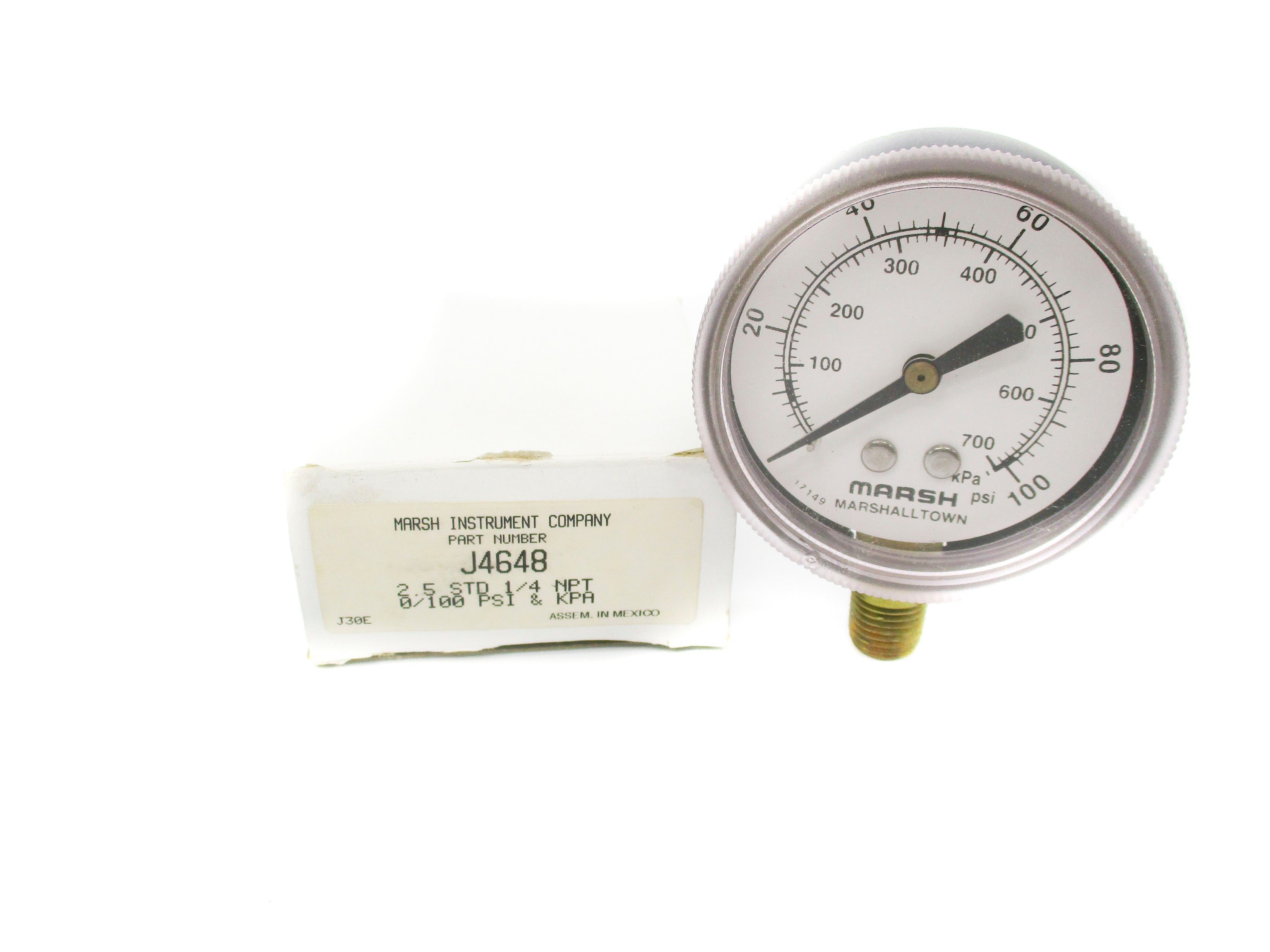 MARSH J4648 0-100PSI NSMP