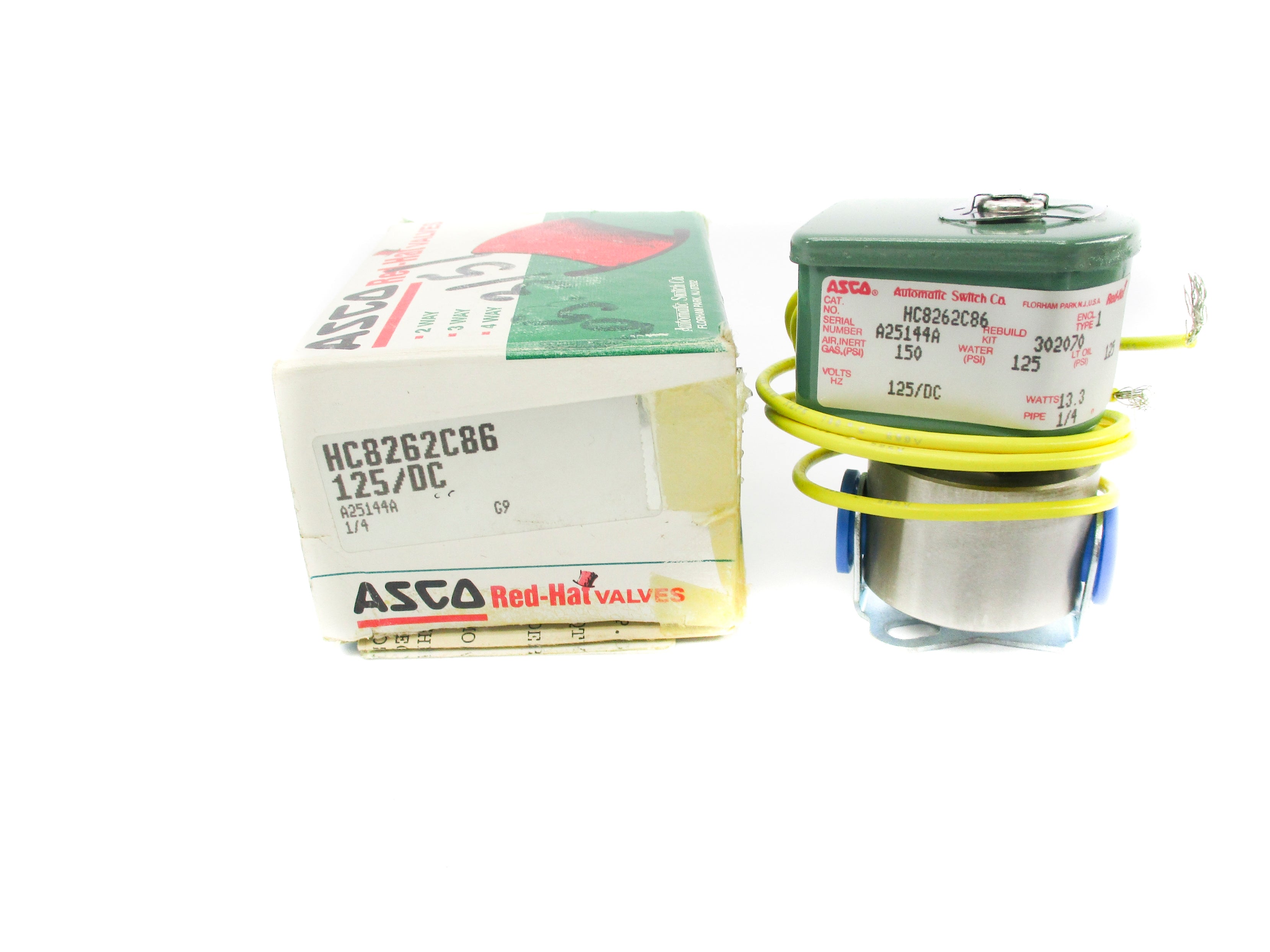 ASCO HC8262C86 125VDC 125PSI NSMP