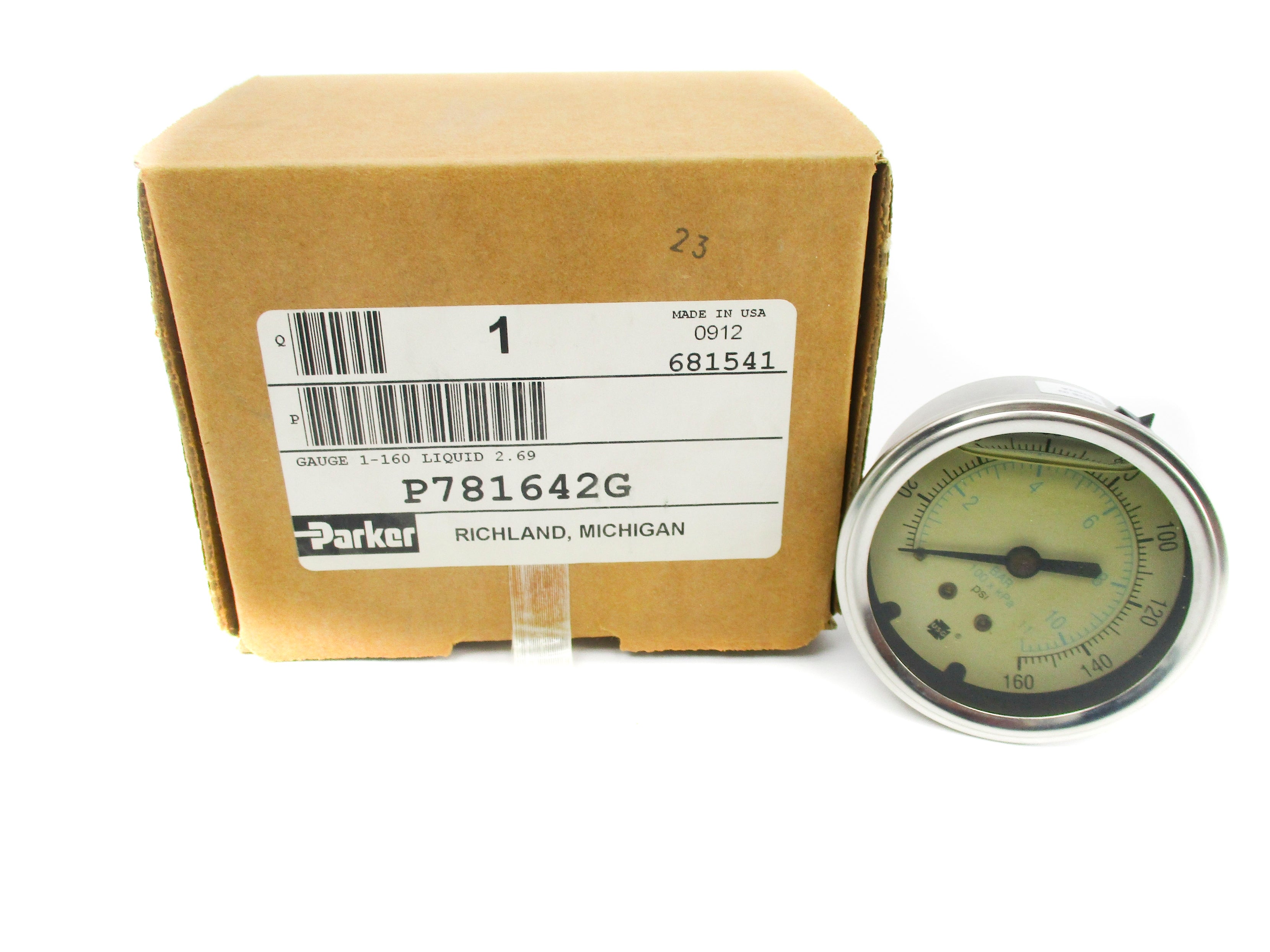 PARKER P781642G 10-160PSI NSMP