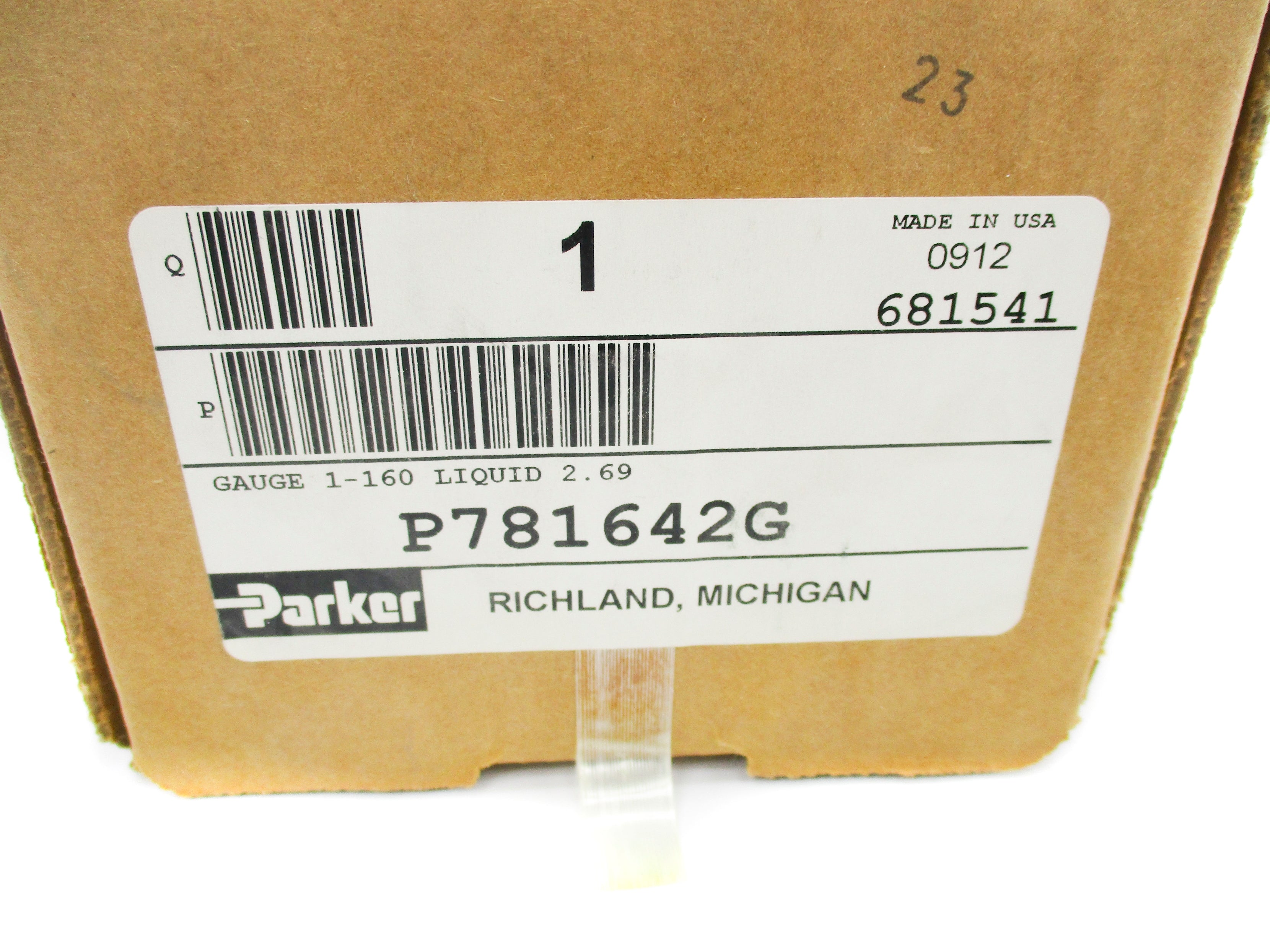 PARKER P781642G 10-160PSI NSMP