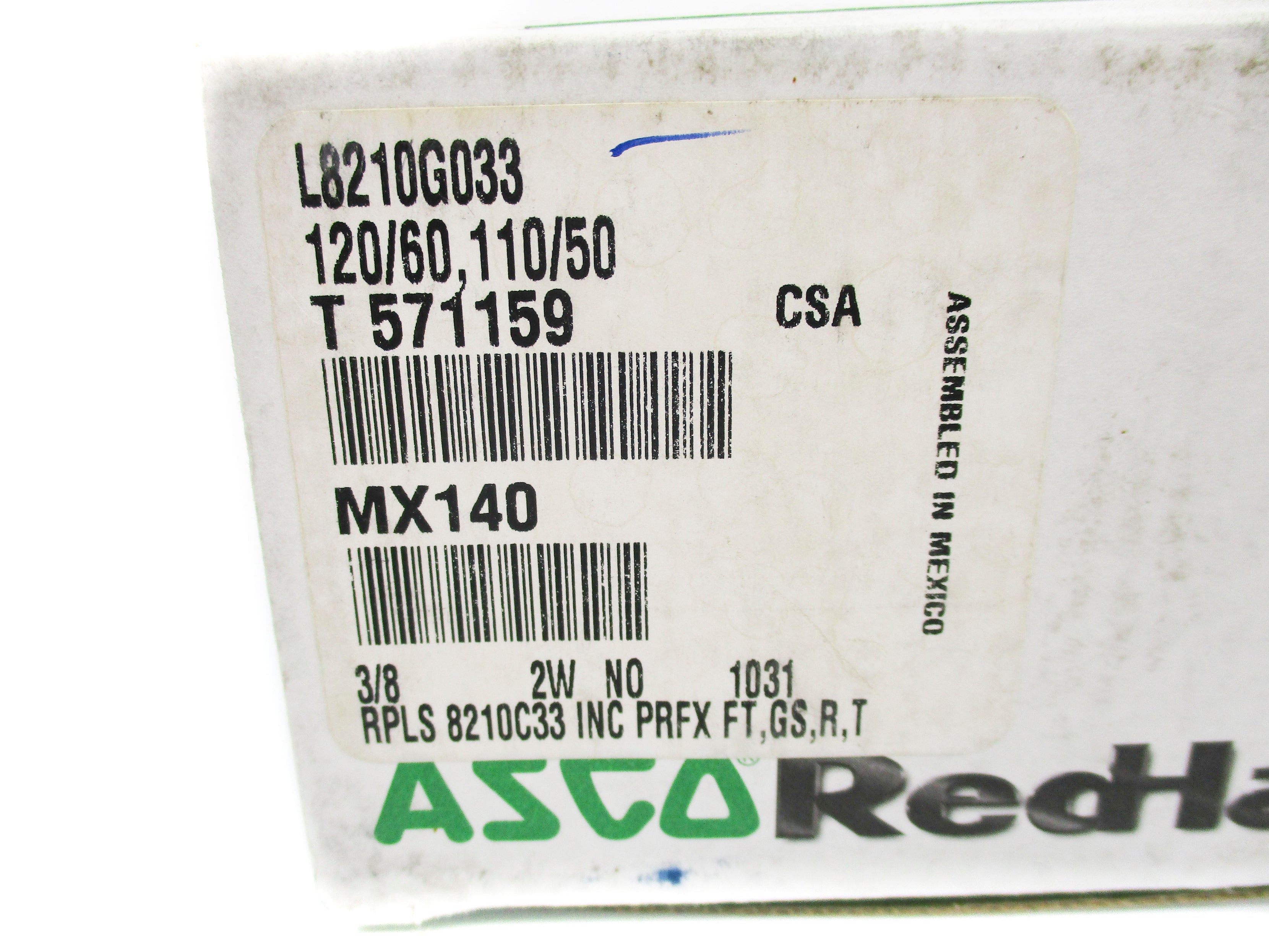 ASCO L8210G033 110/120V NSMP