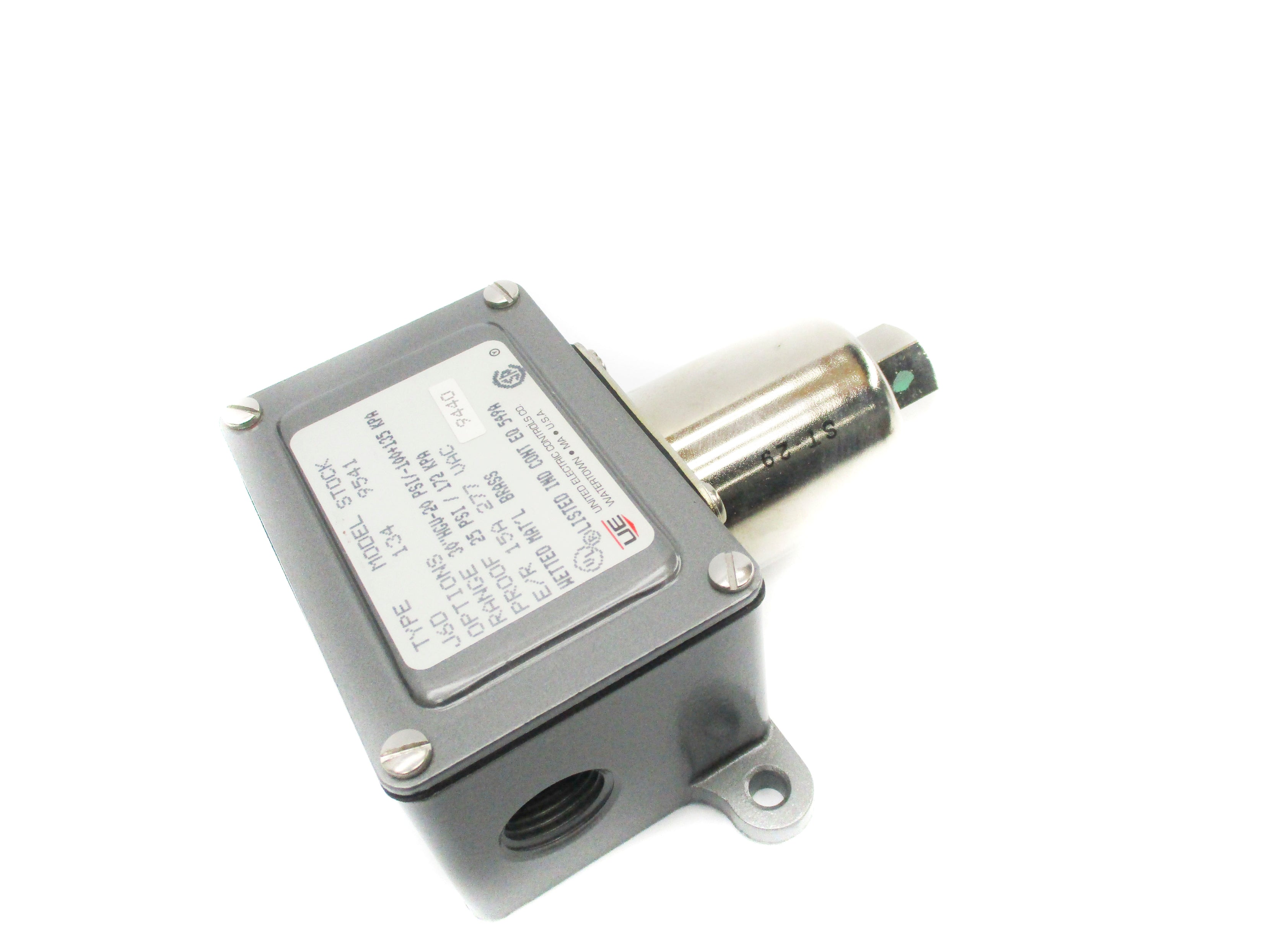 UNITED ELECTRIC J6D134 25PSI NSMP