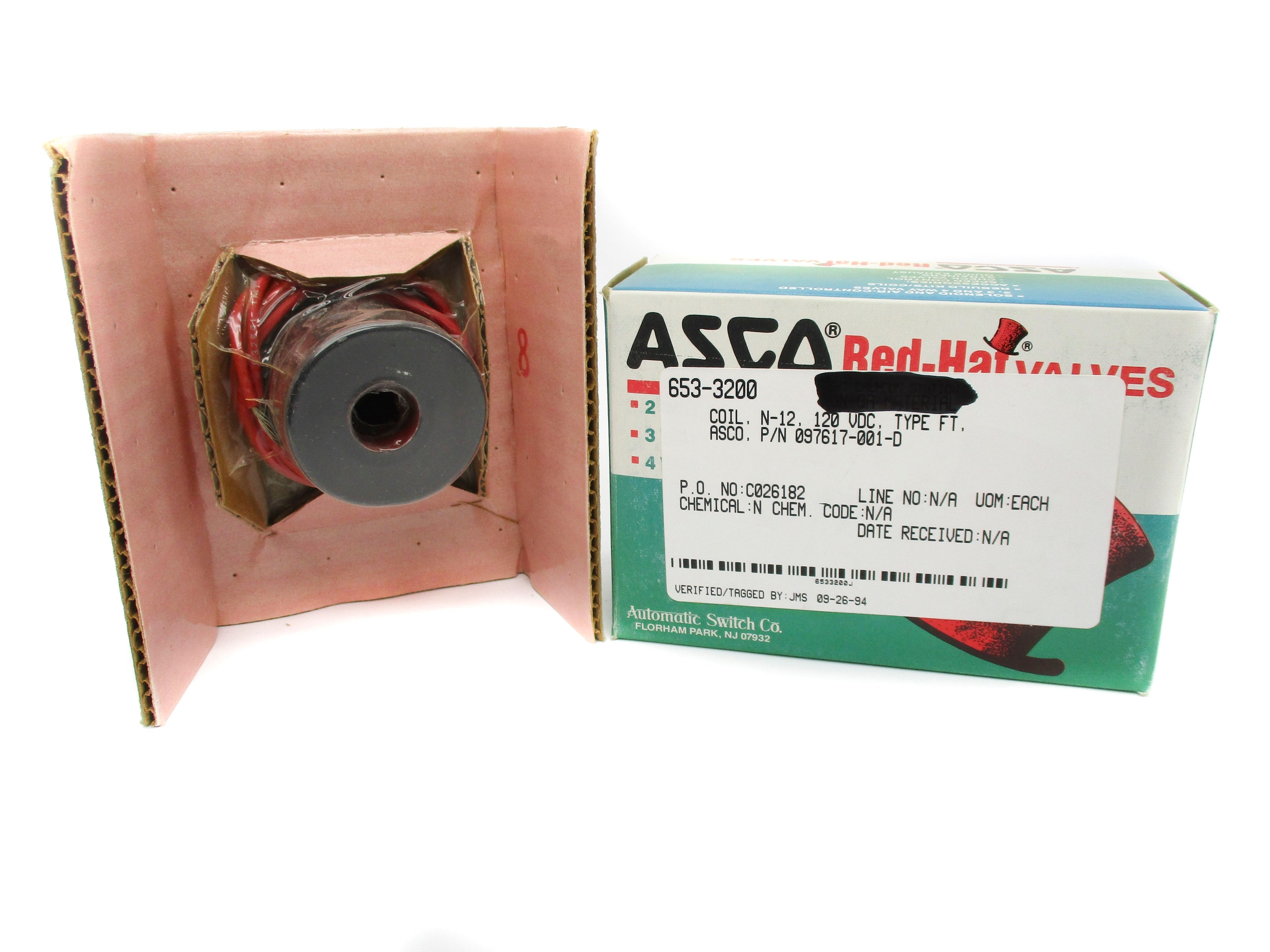 ASCO 097617-001-D 120VDC NSMP
