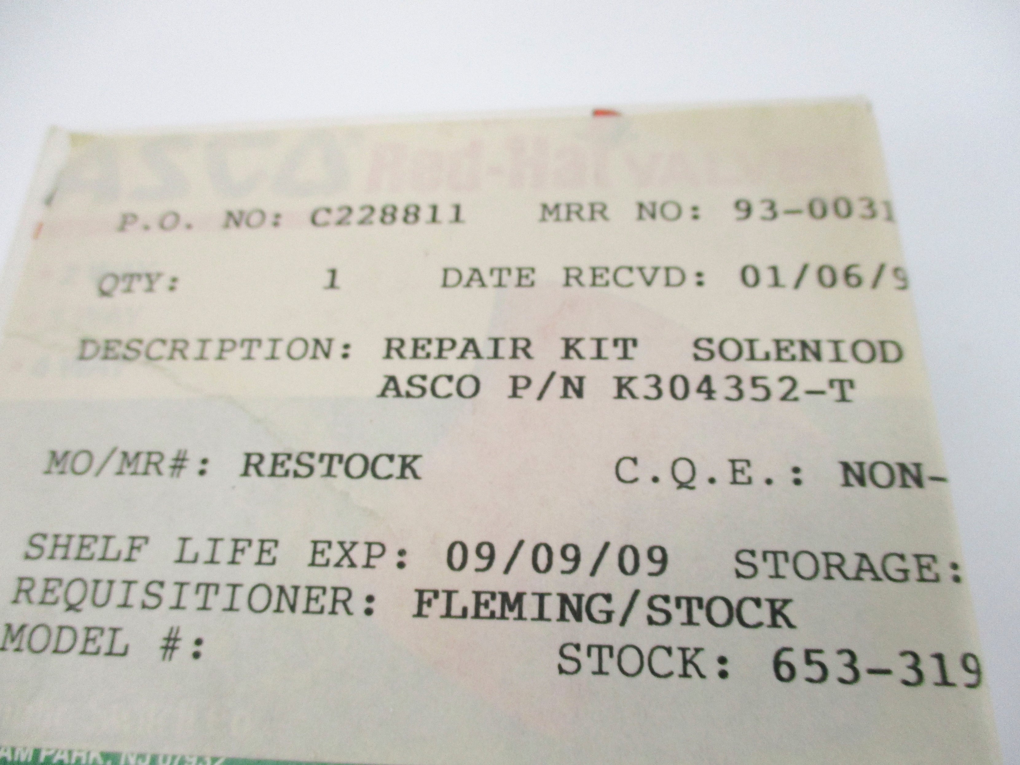 ASCO K304352-T NSMP
