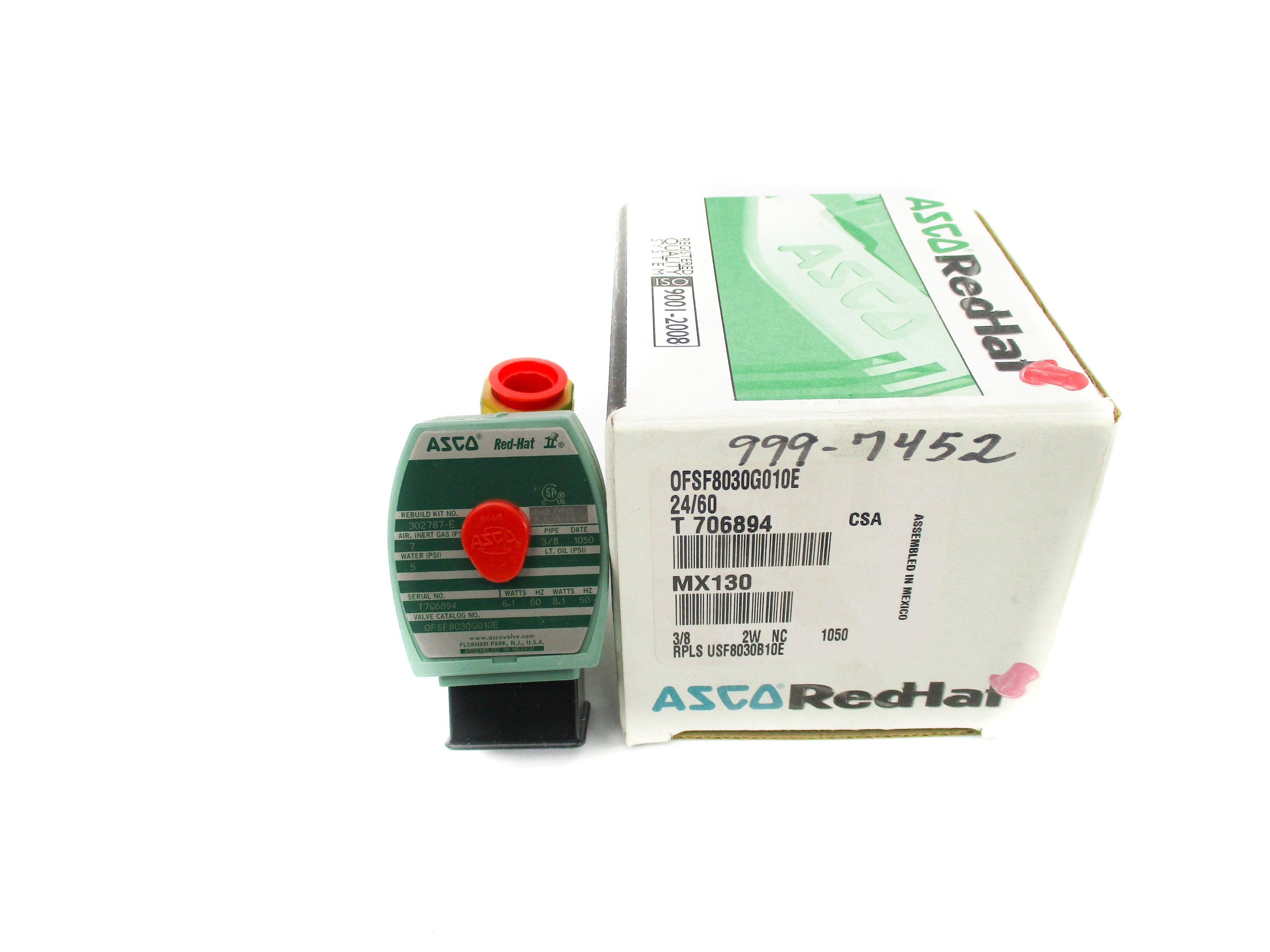 ASCO OFSF8030G010E 24V 3/8" NSMP