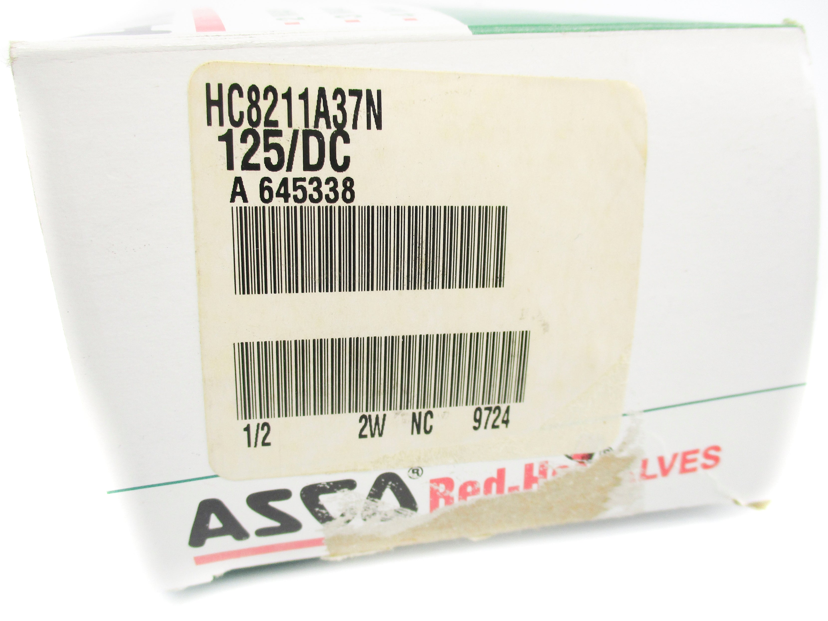 ASCO HC8211A37N 125VDC 5-40PSI NSMP