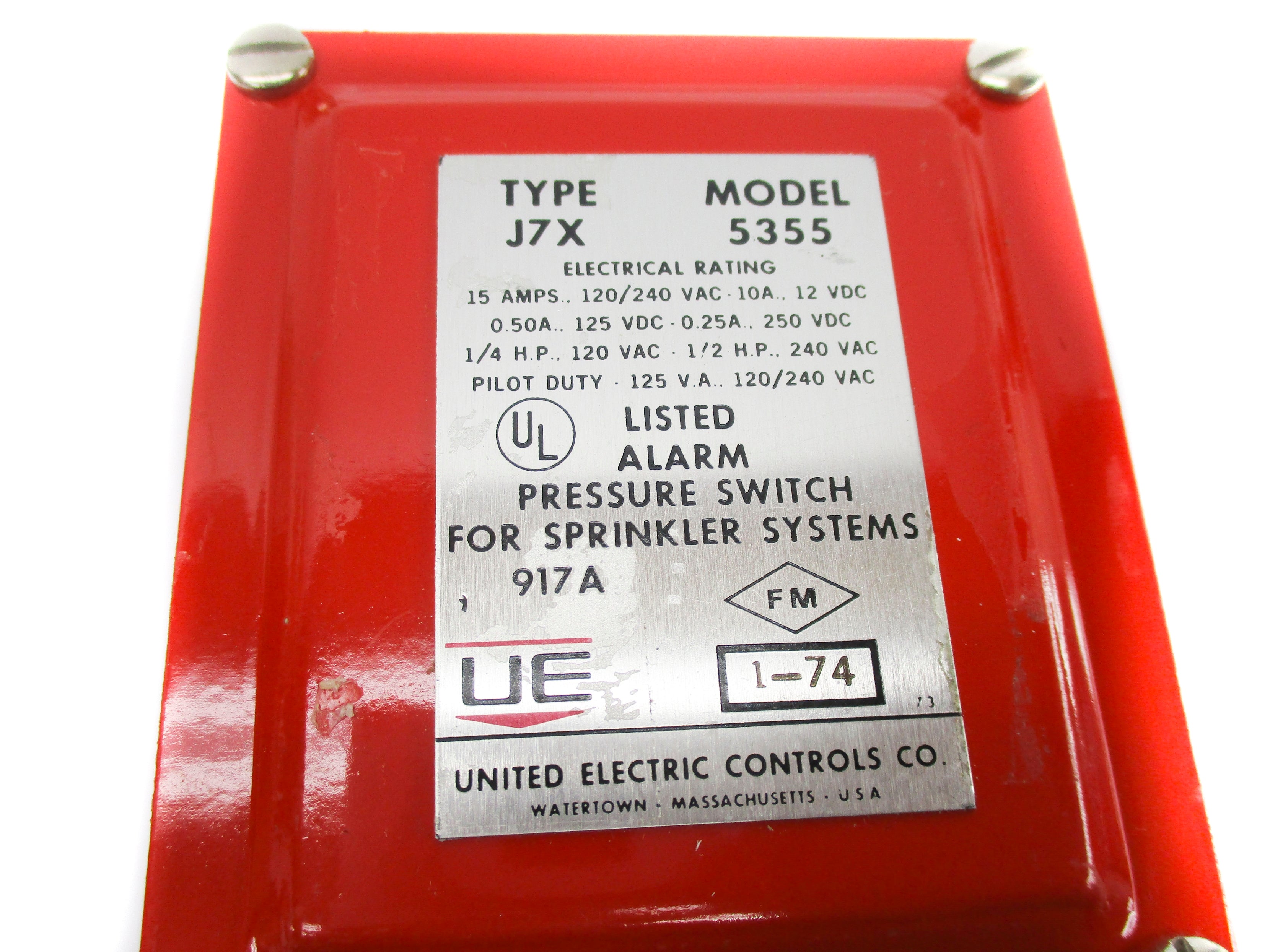 UNITED ELECTRIC J7X5355 NSNP