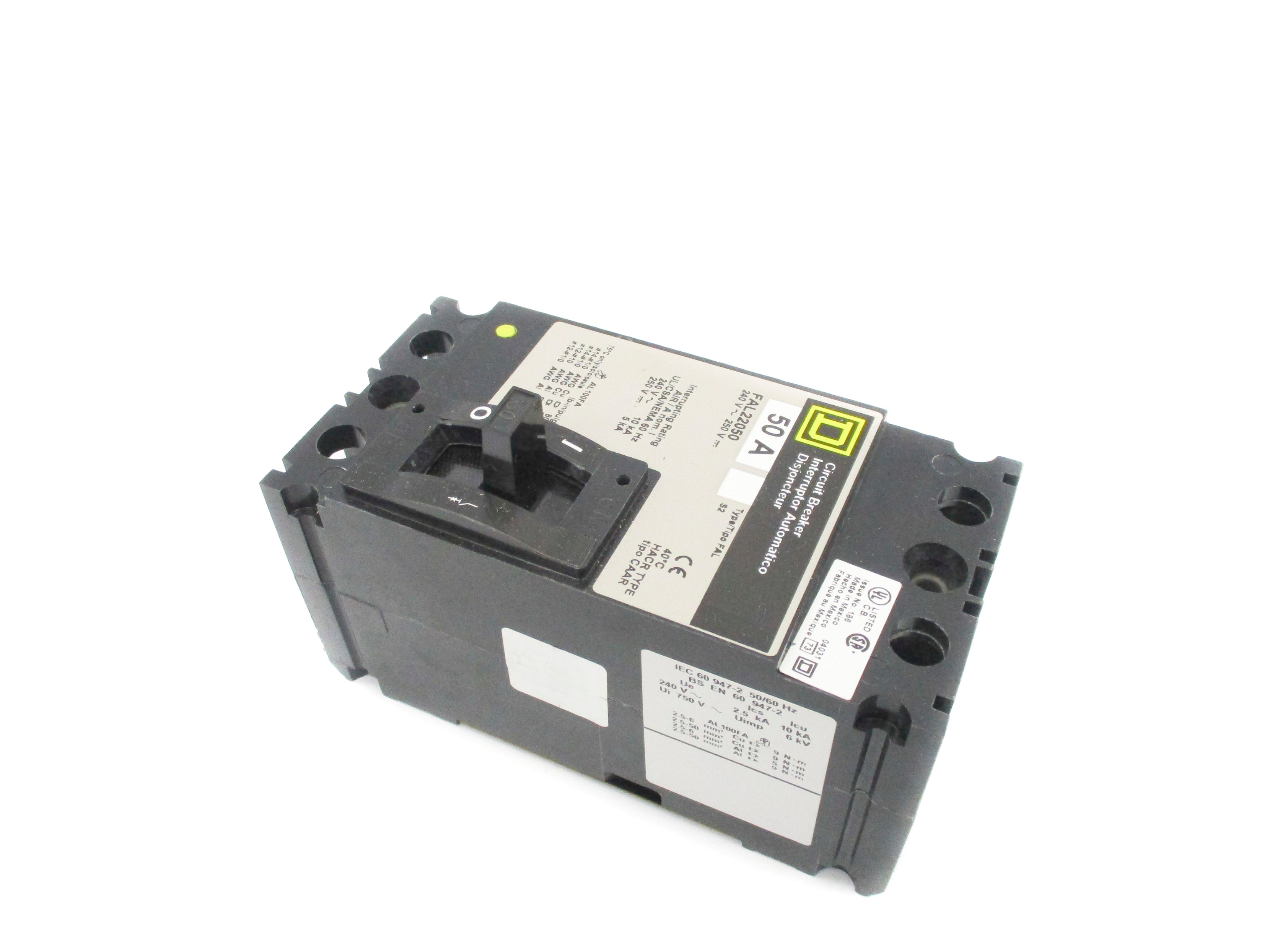 SQUARE D FAL22050 SER. S2 50A 250V NSMP