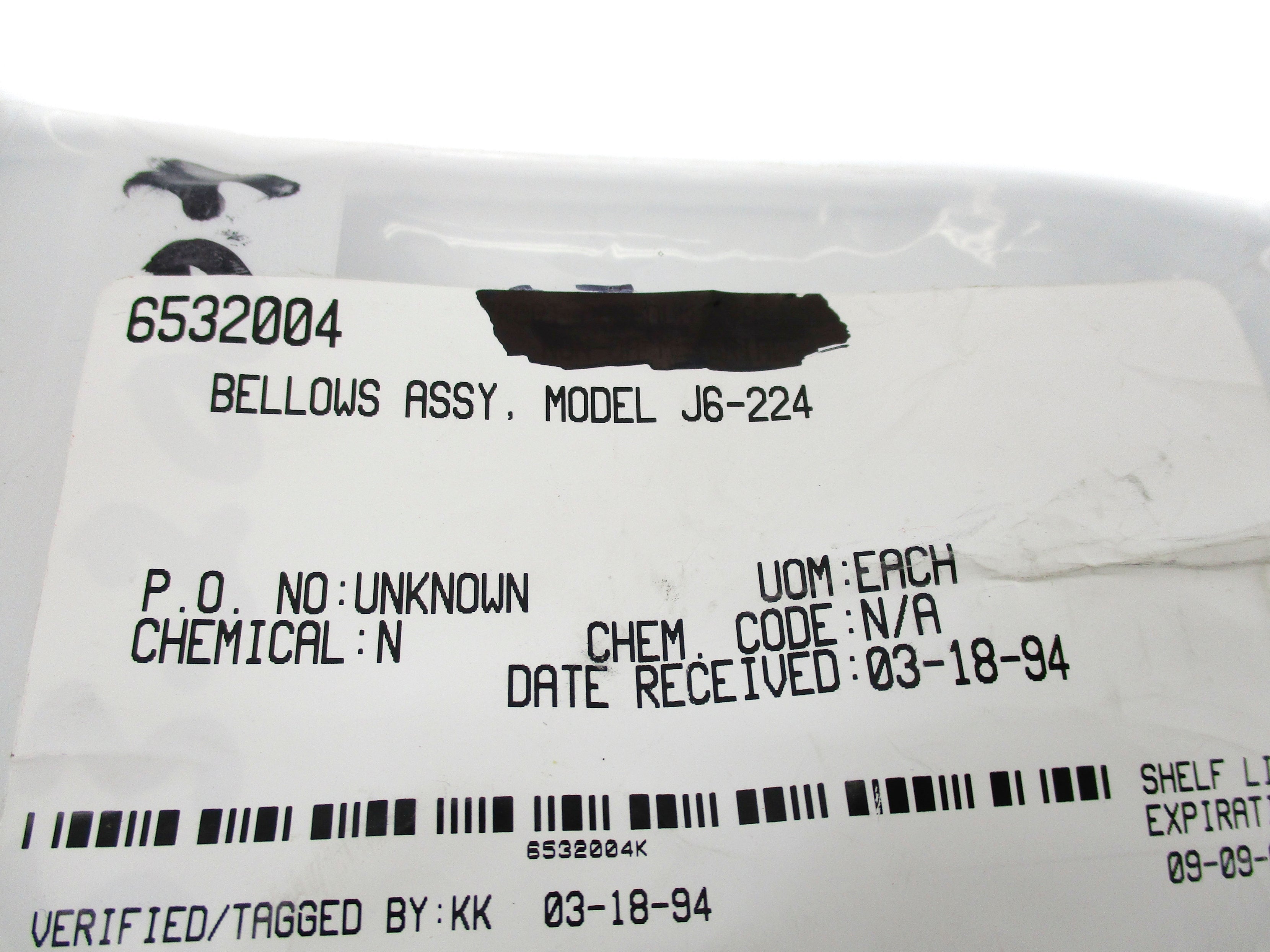 BELLOWS J6-224 NSMP