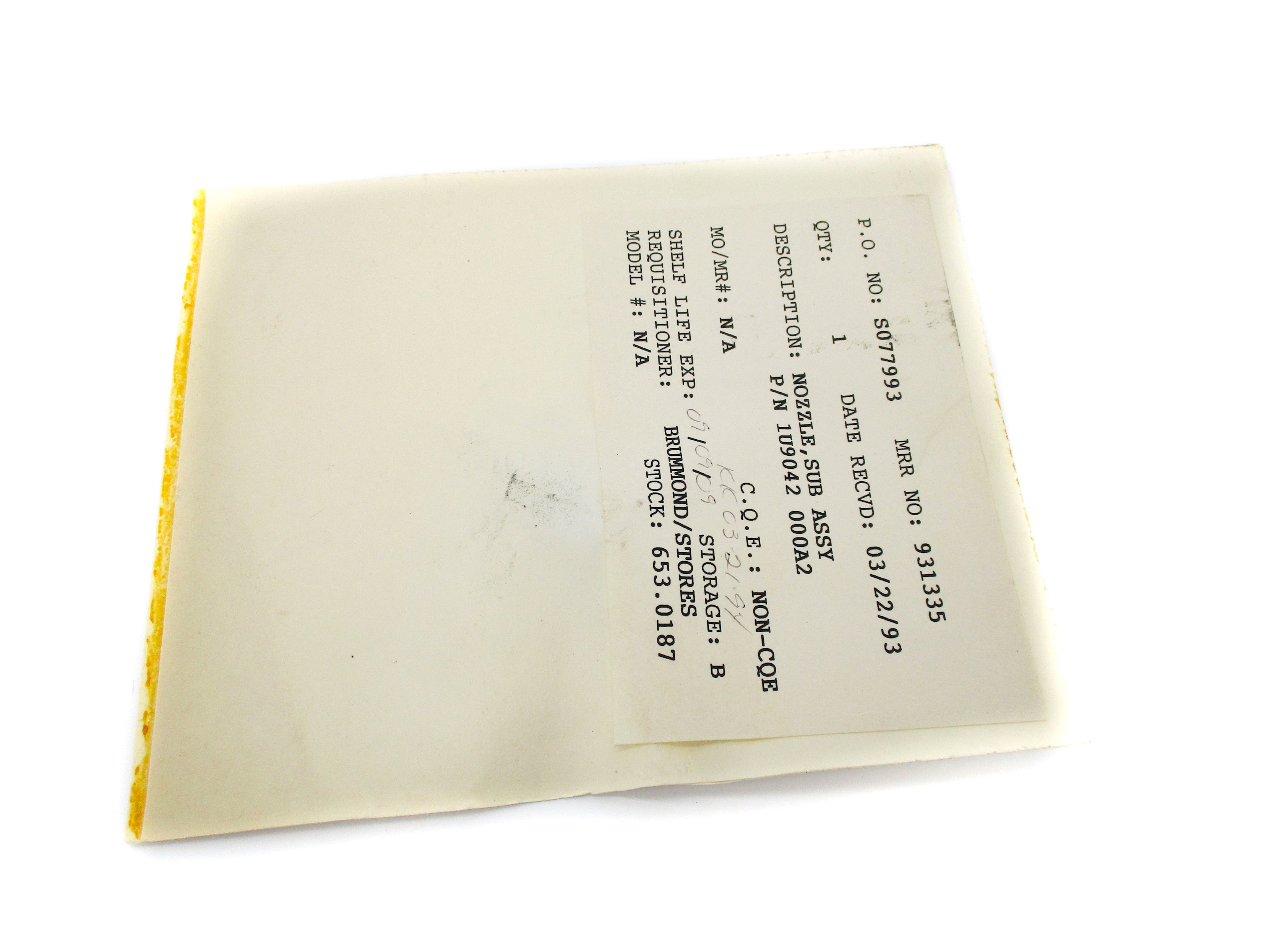 FISHER CONTROLS 1U9042000A2 NSMP