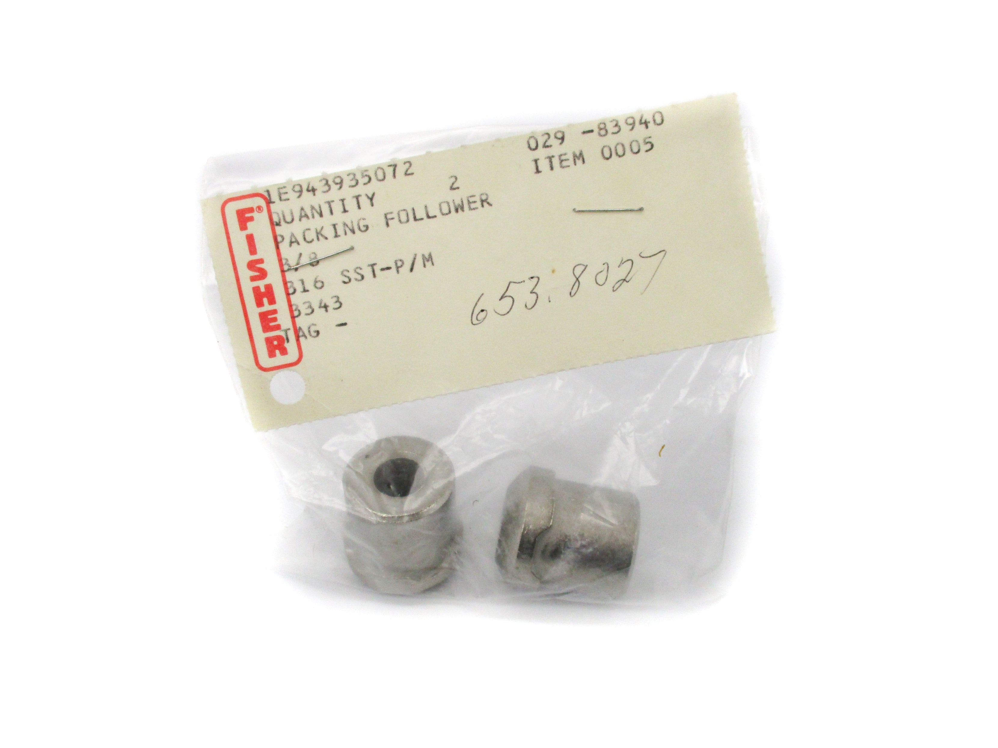 FISHER CONTROLS 1E943935072 (PKG OF 2) NSMP
