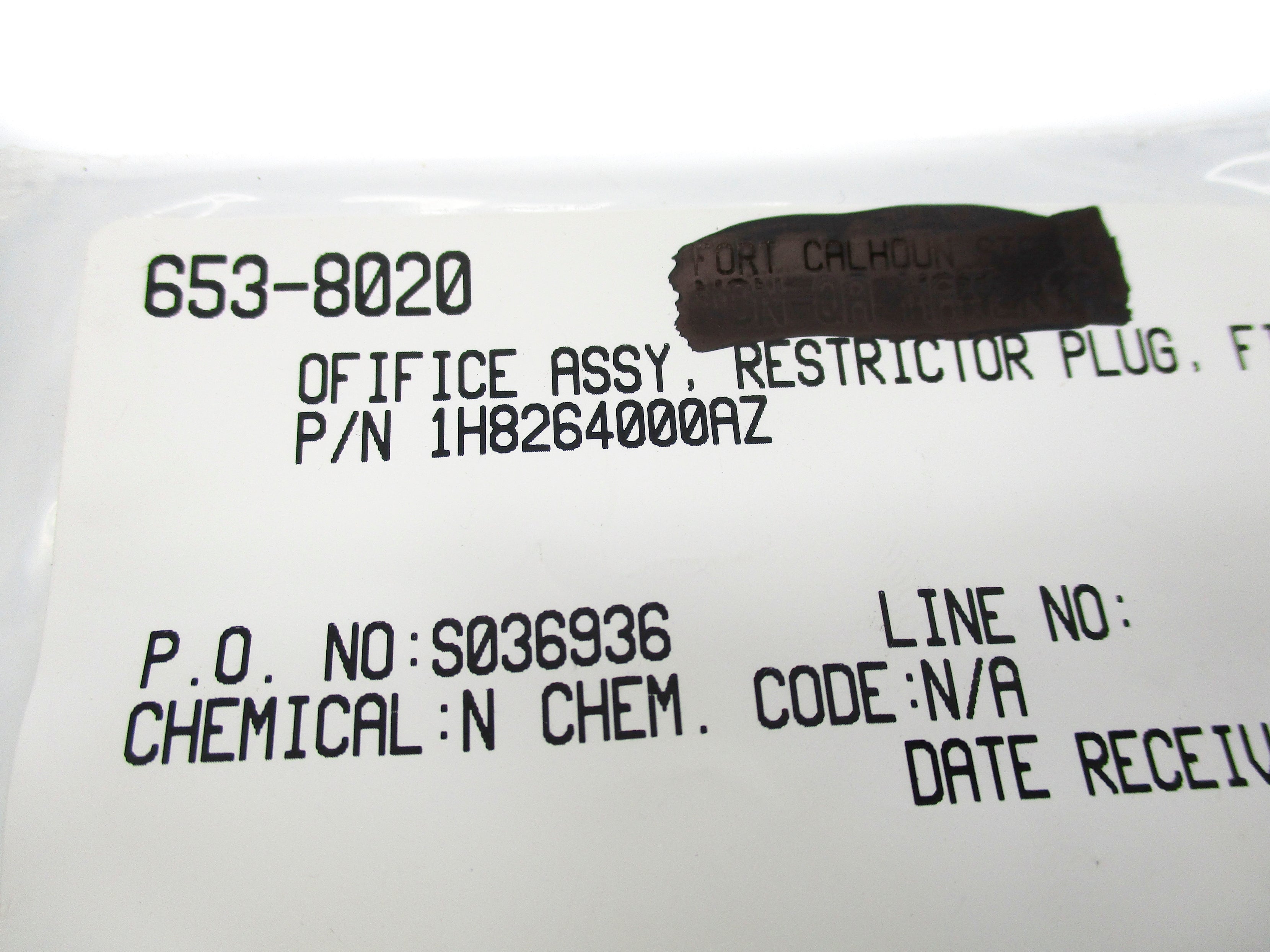 FISHER CONTROLS 1H8264000AZ NSMP