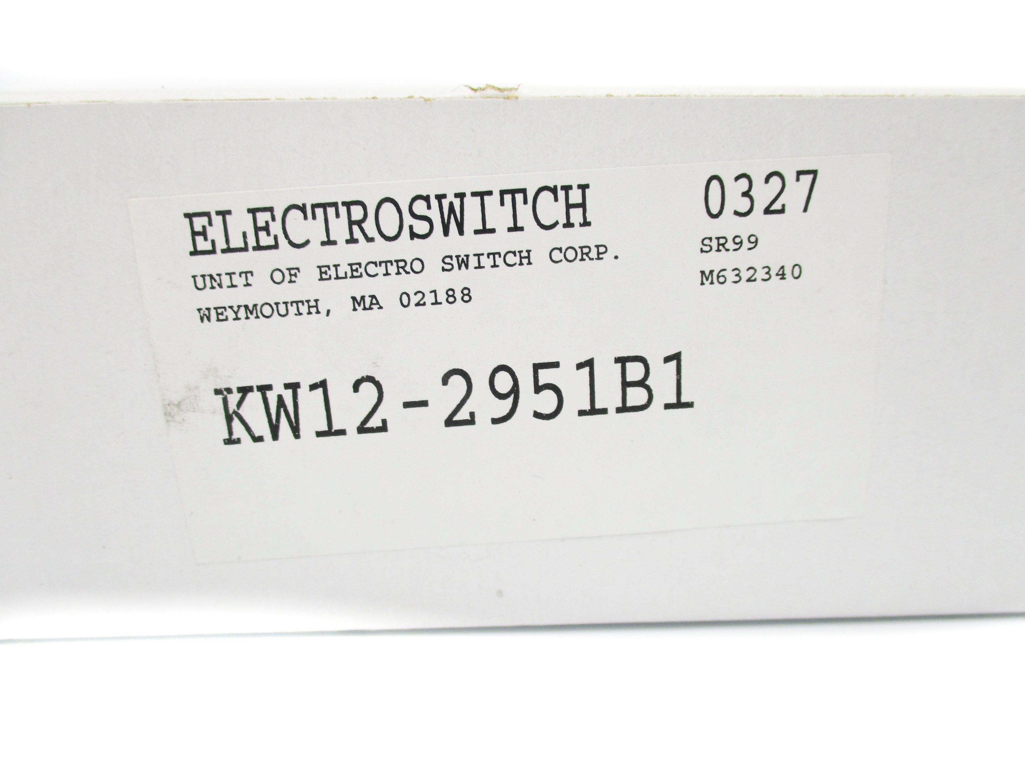 ELECTROSWITCH KW12-2951B1 NSMP
