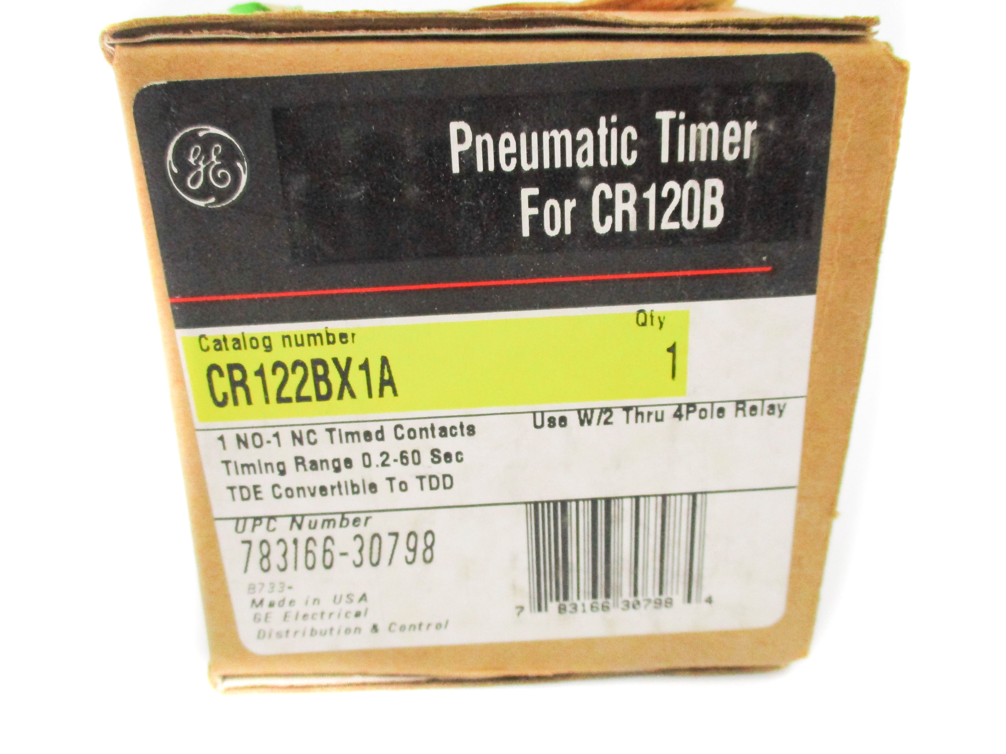 GENERAL ELECTRIC CR122BX1A SER. A 0.2-60SEC. NSMP