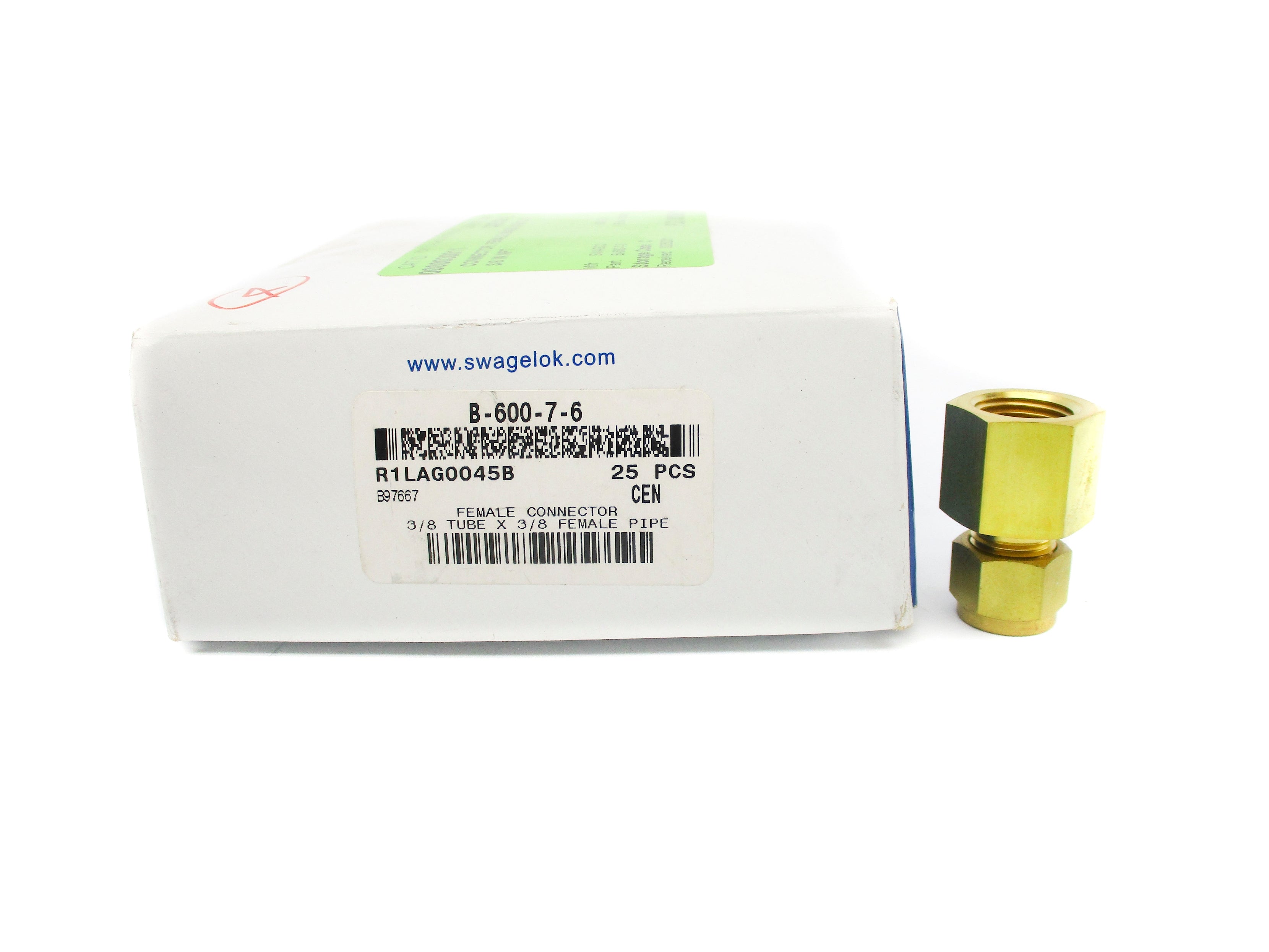 SWAGELOK B-600-7-6 (PKG OF 25) NSMP