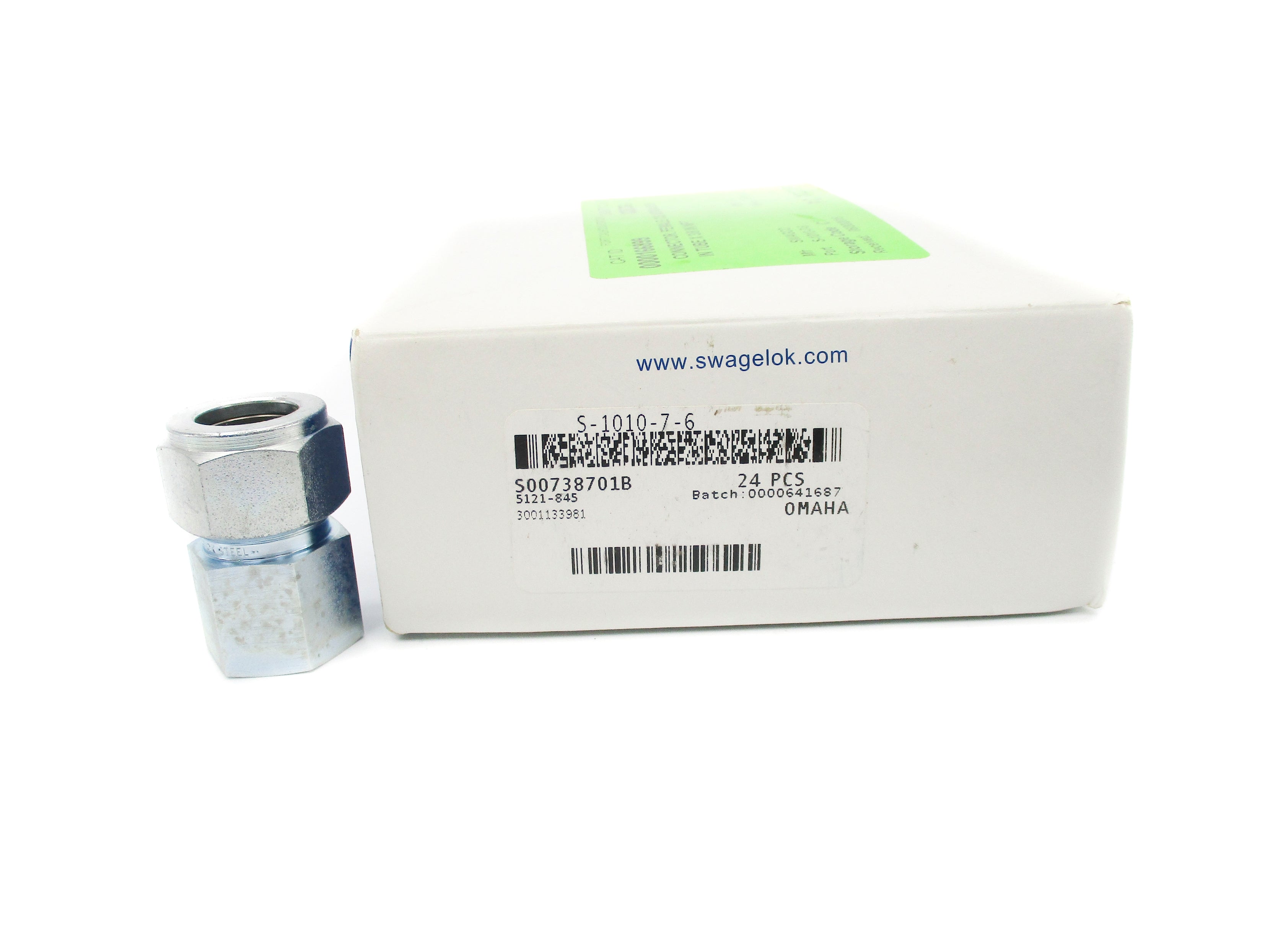 SWAGELOK S-1010-7-6 (PKG OF 24) NSMP
