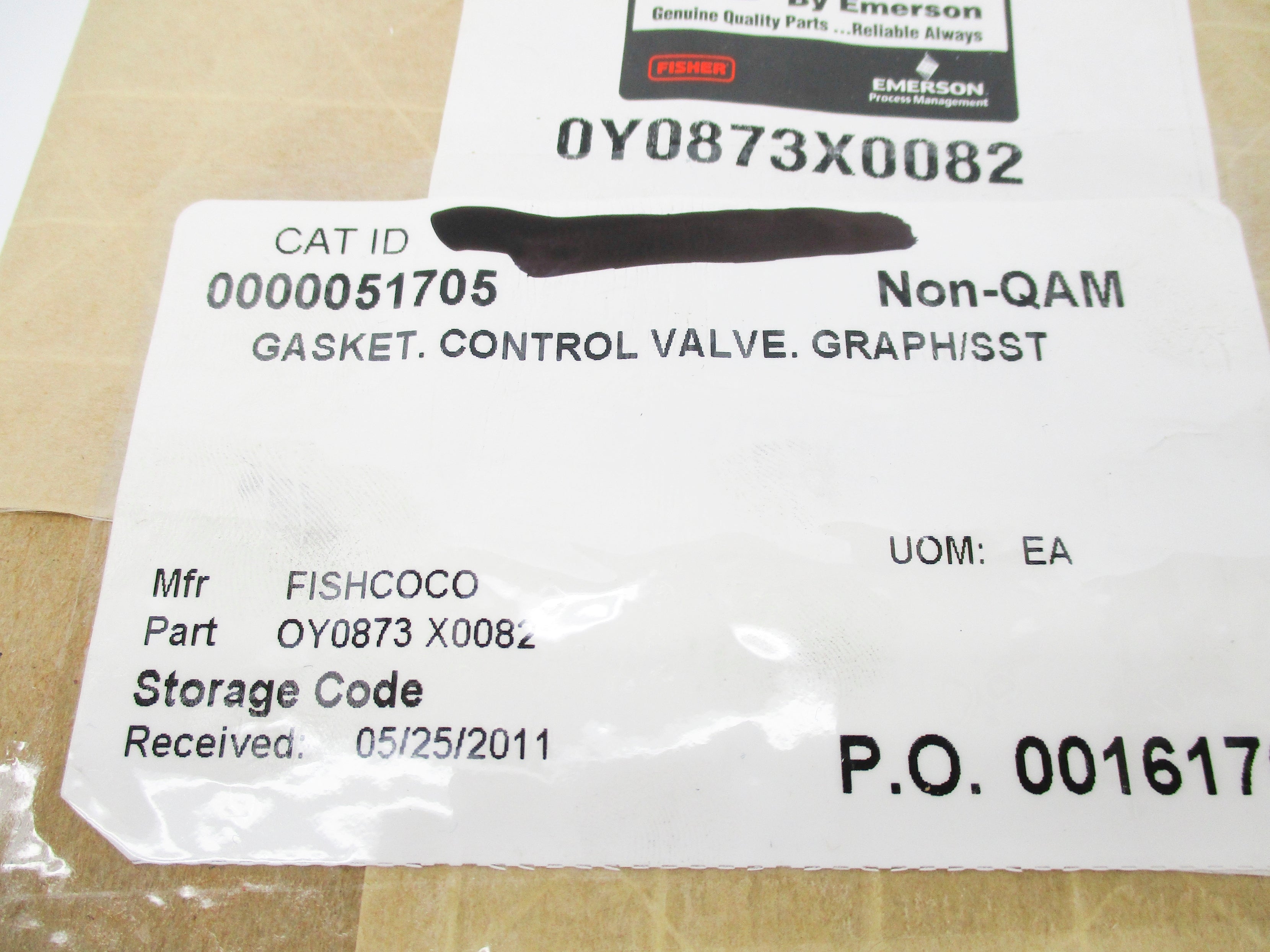 FISHER 0Y0873X0082 NSFS