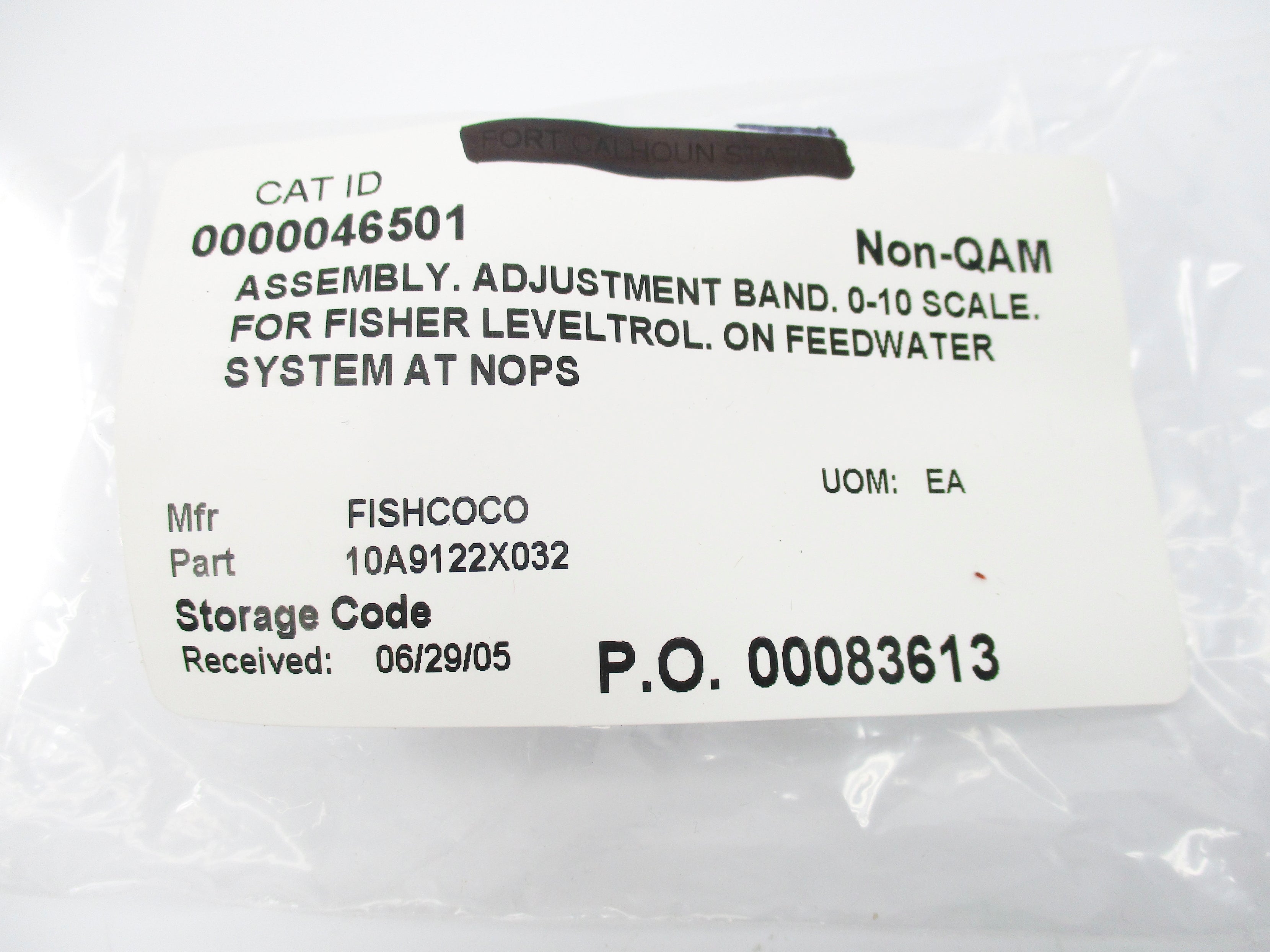 FISHER 10A9122X032 0-10 NSNP