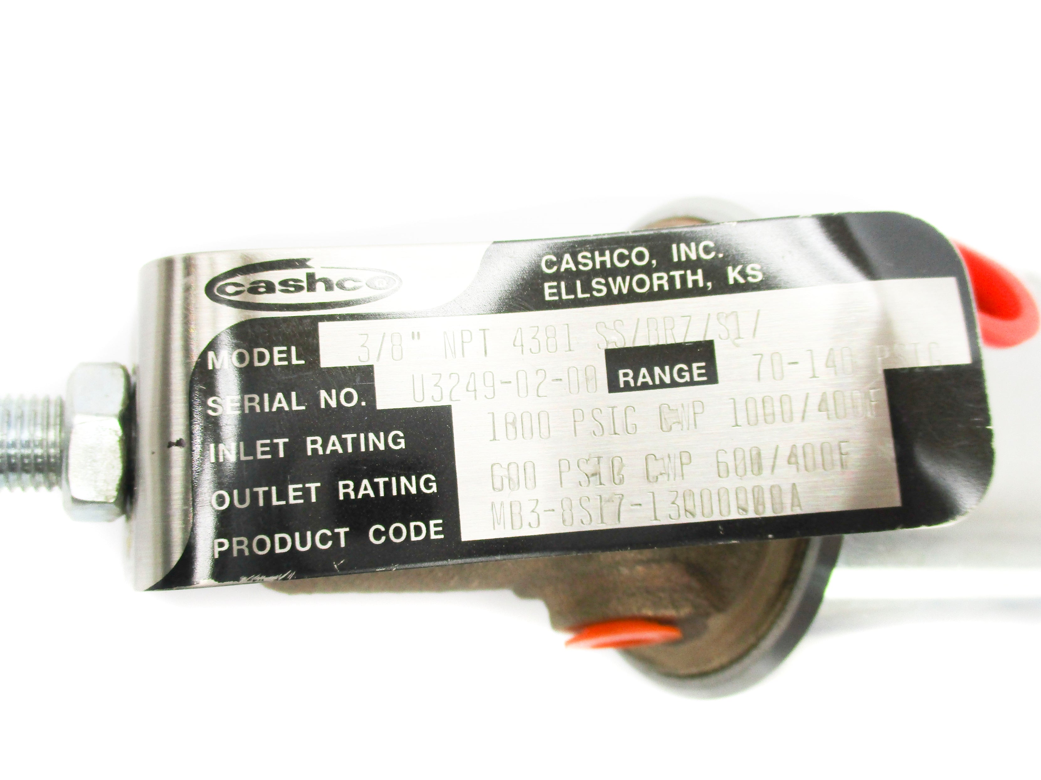 CASHCO 4381SS/BR7/S1 70-140PSIG NSNP