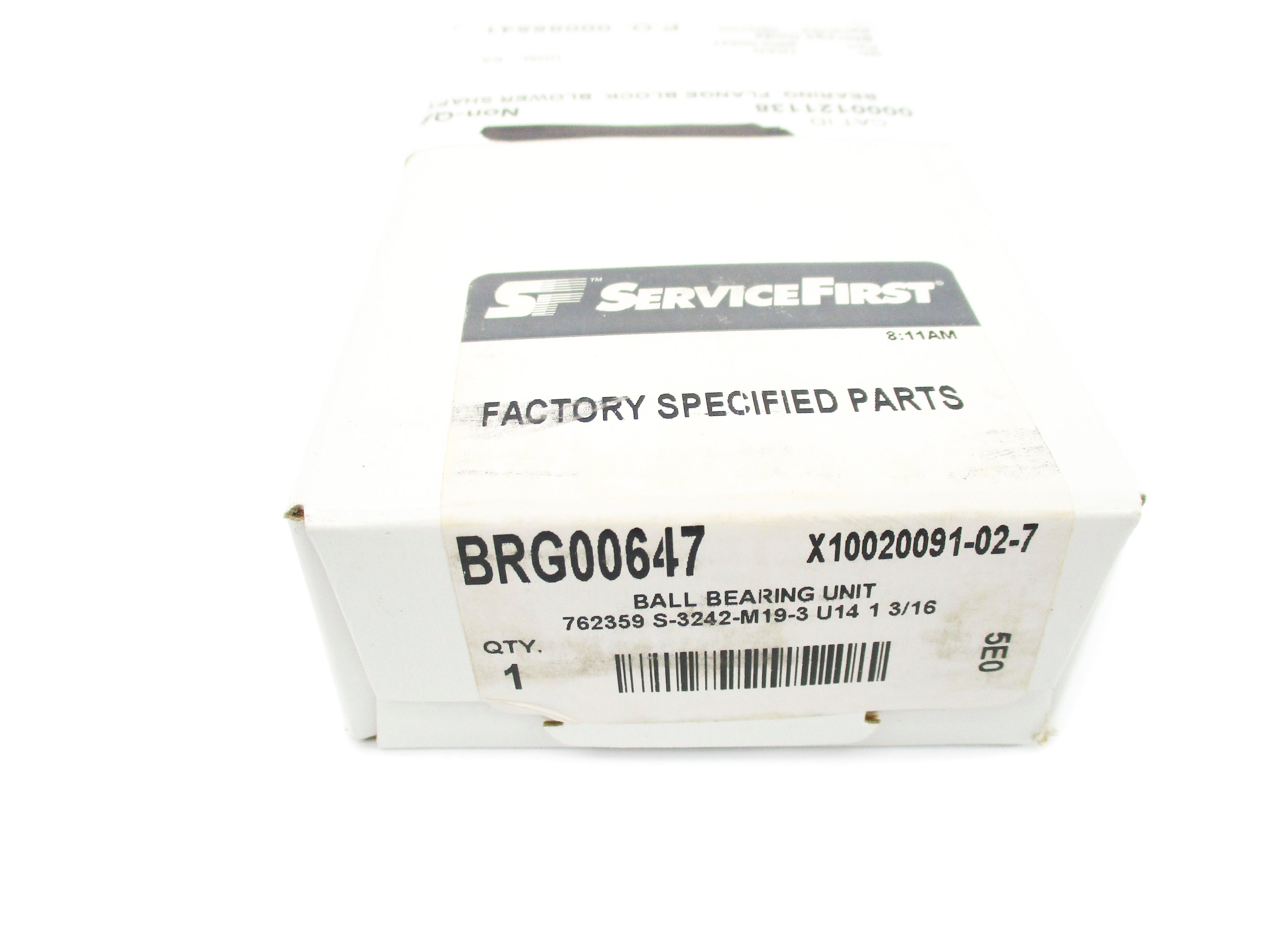 SERVICE FIRST BRG00647 NSFS