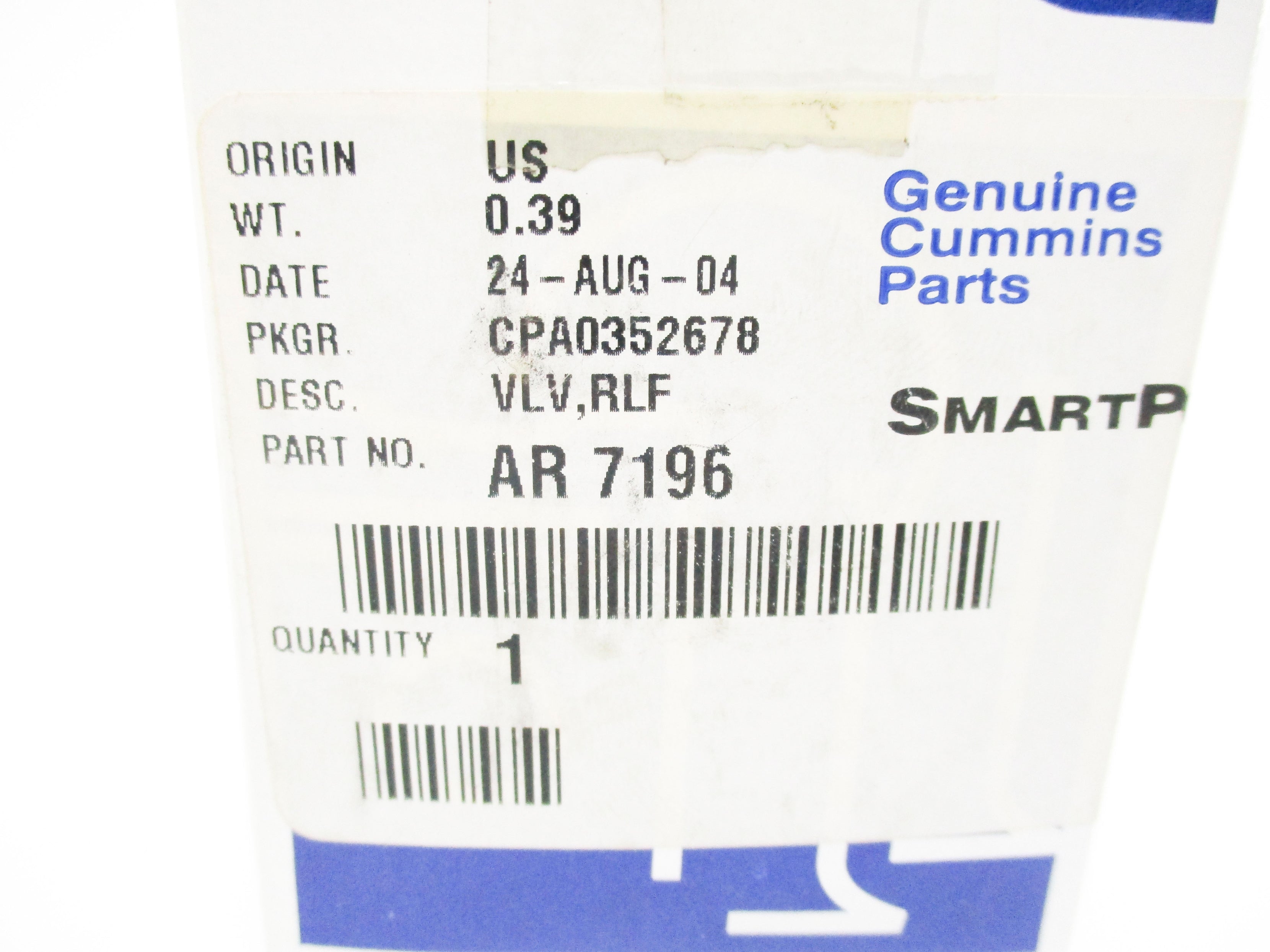 CUMMINS AR7196 NSMP