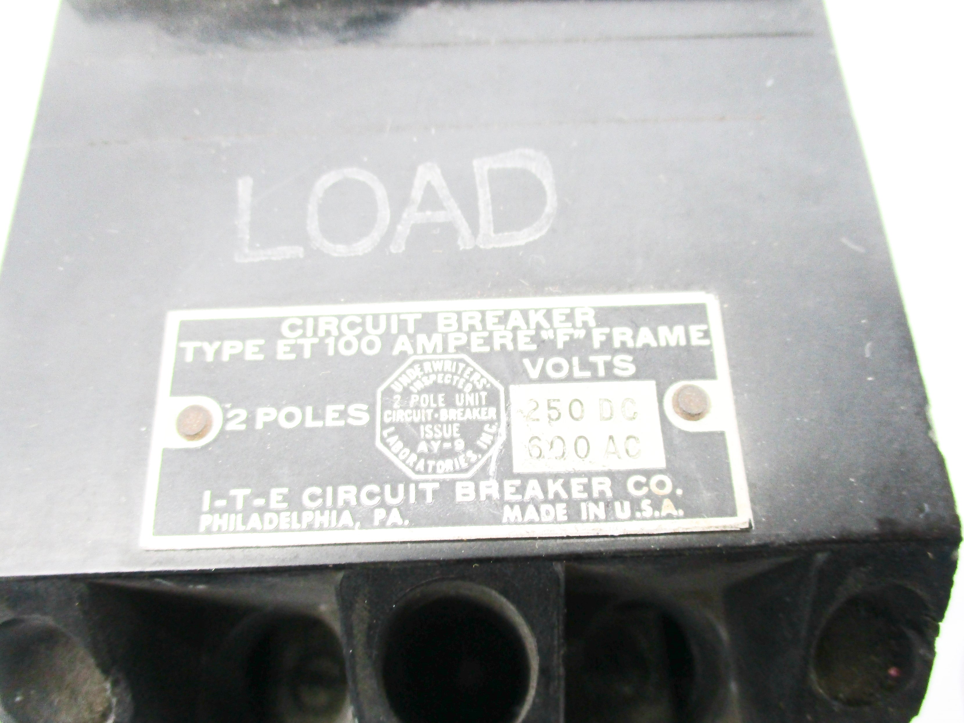 ITE ET100 15A 250VDC NSNP