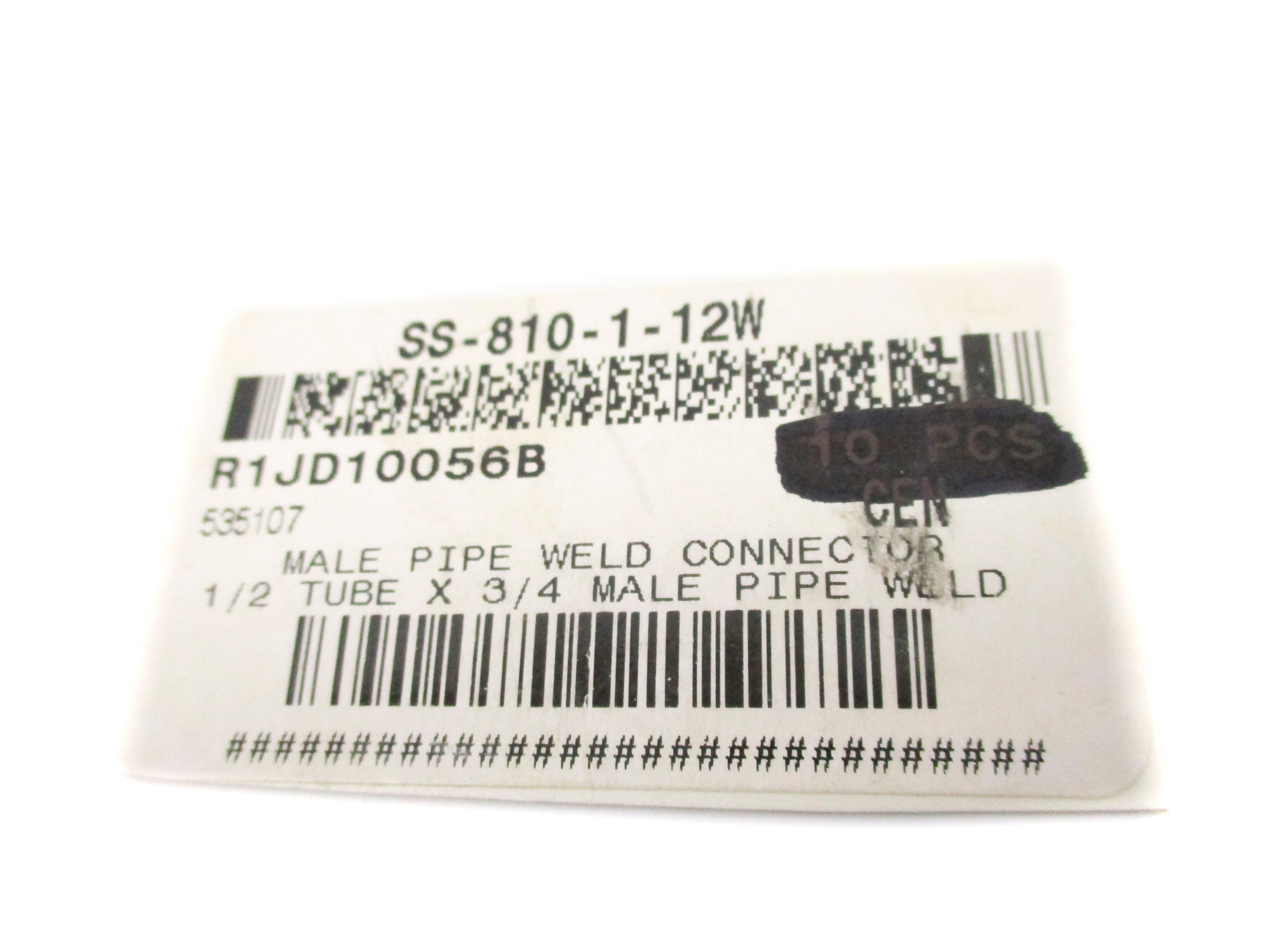 SWAGELOK SS-810-1-12W NSNP