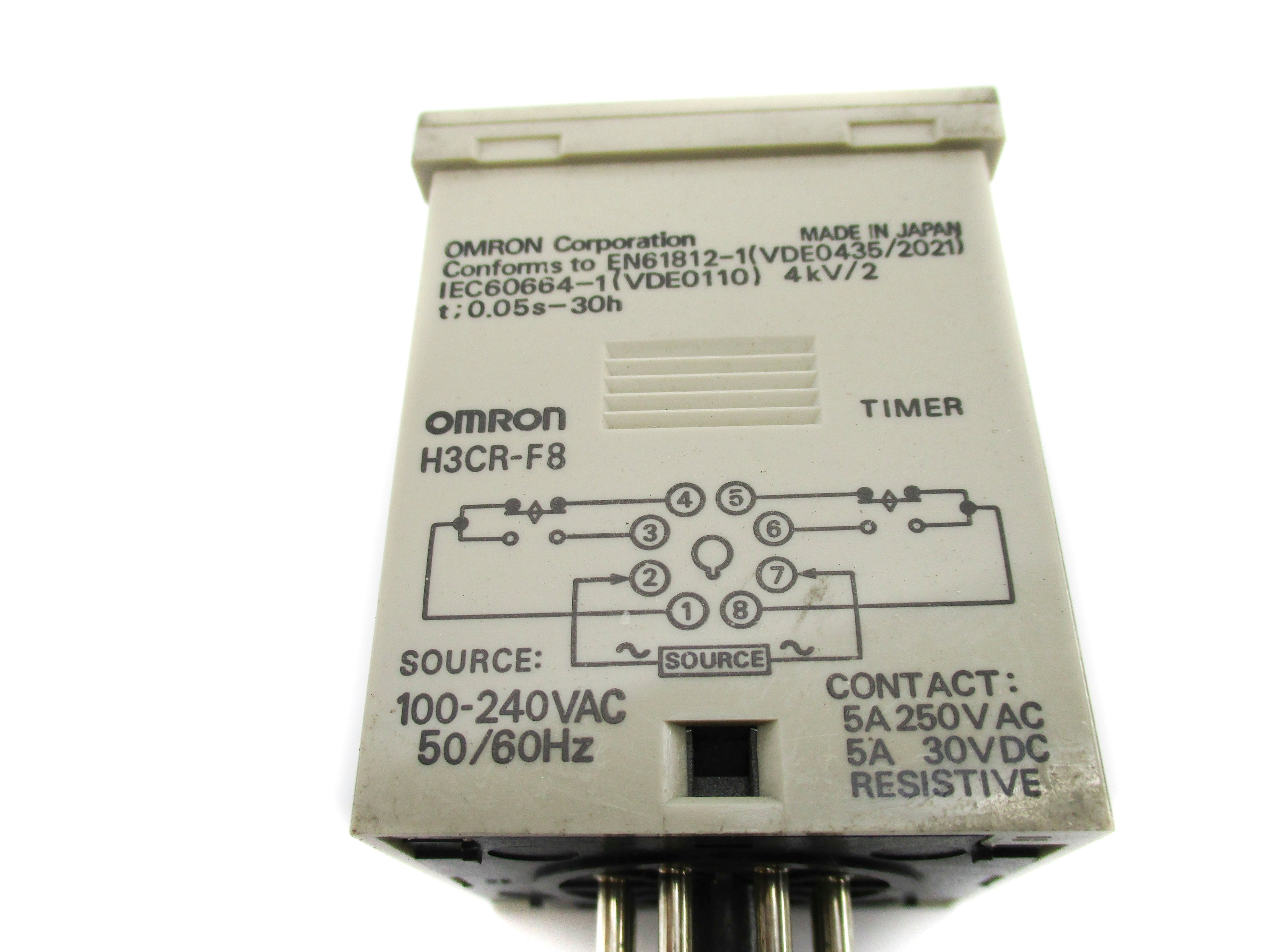 OMRON H3CR-F8 0.05S-30H NSNP