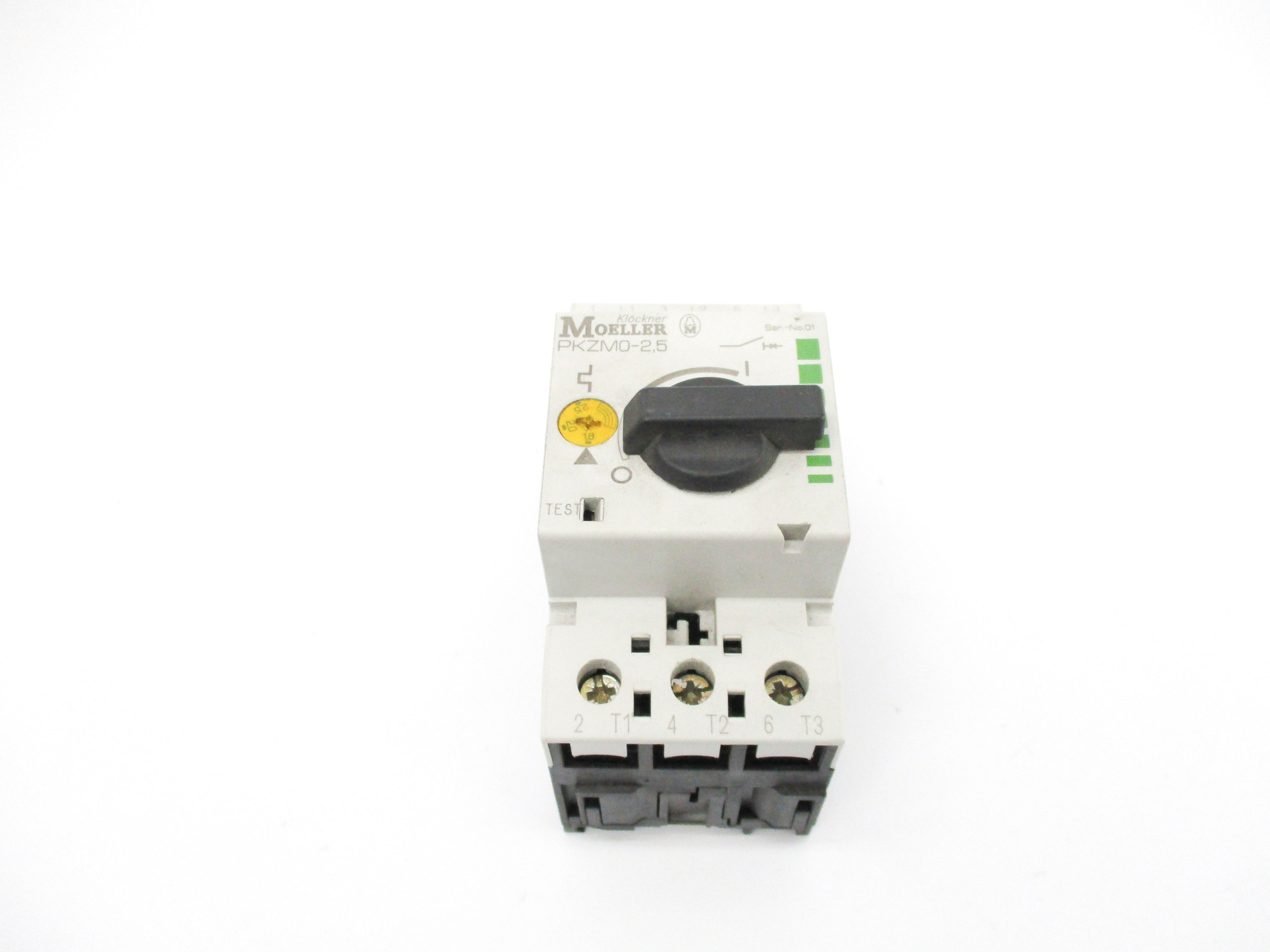 KLOCKNER MOELLER PKZM0-2,5 600VAC 1.6-2.5A NSNP