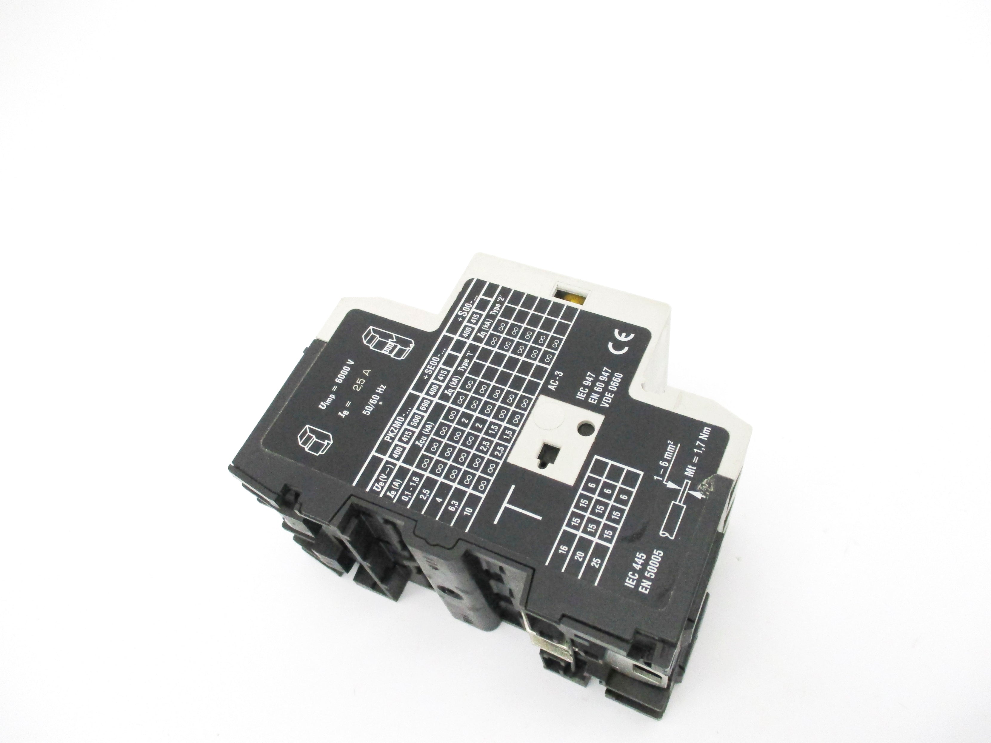 KLOCKNER MOELLER PKZM0-2,5 600VAC 1.6-2.5A NSNP