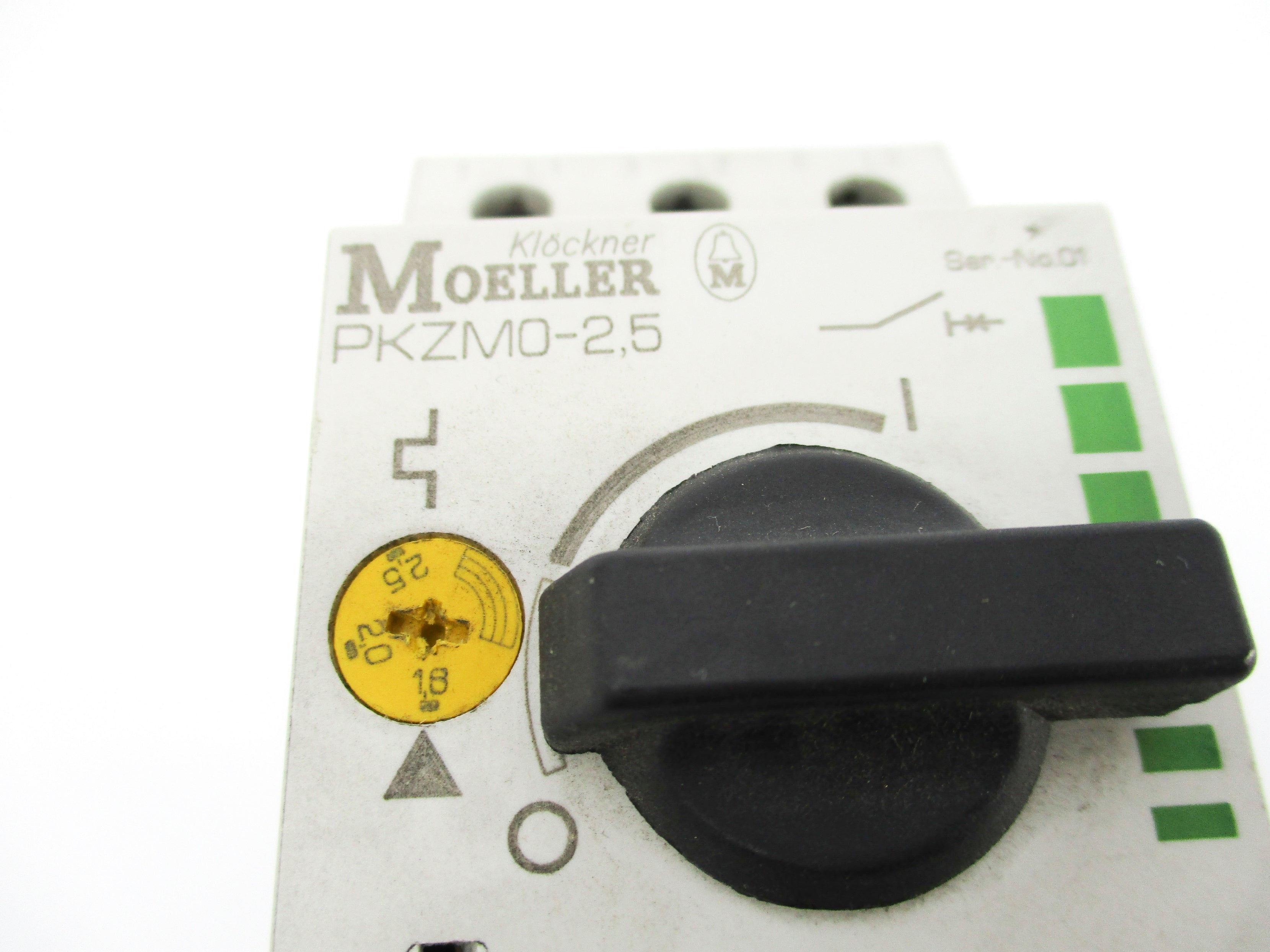 KLOCKNER MOELLER PKZM0-2,5 600VAC 1.6-2.5A NSNP
